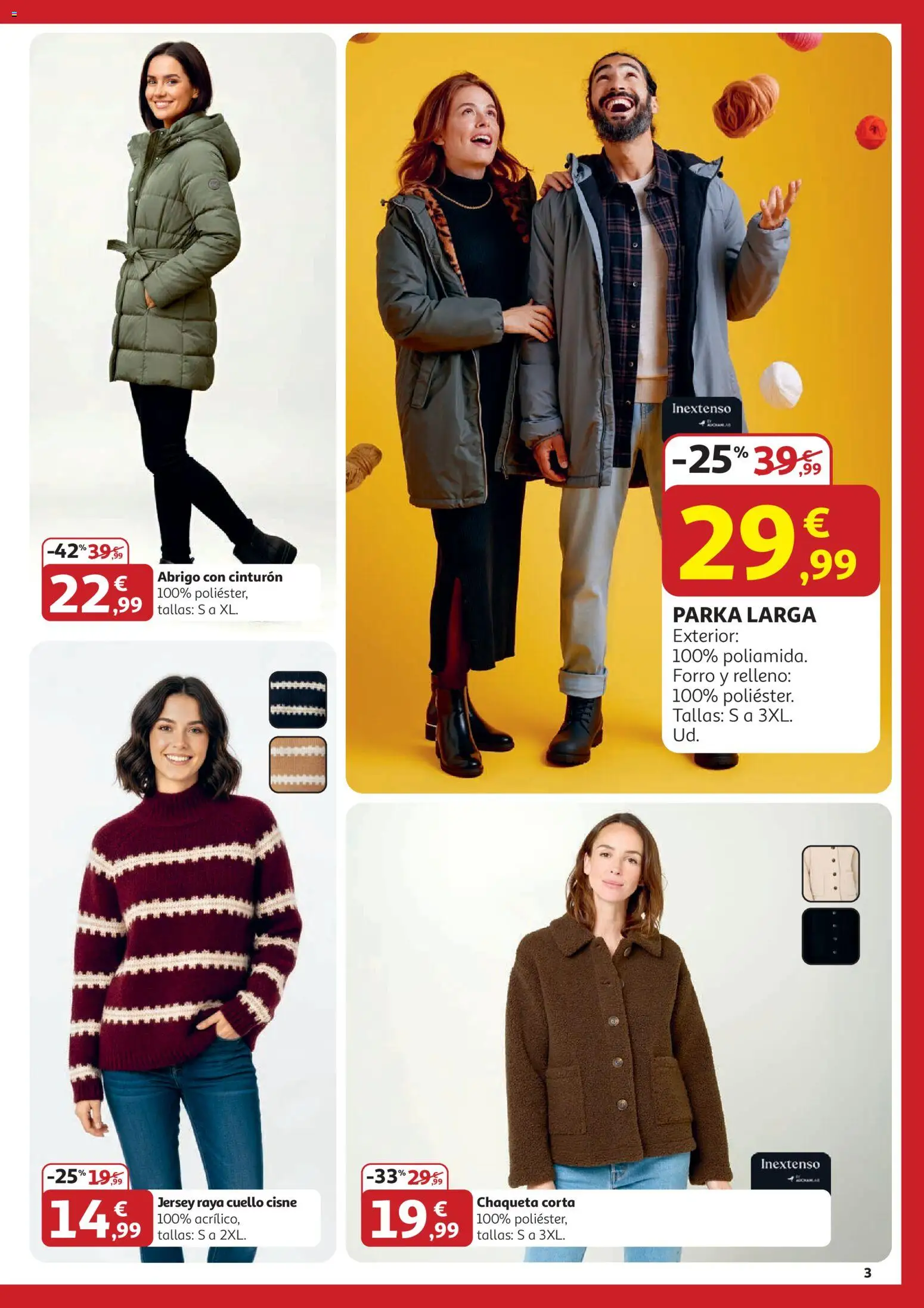 Alcampo - HG catalan │ válido desde el 26.12.2025 | Página: 3 | Productos: Chaqueta, Cinturón