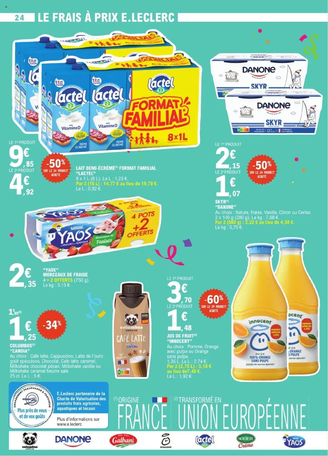  | Page: 24 | Produits: Orange, Lait, Jus, Skyr