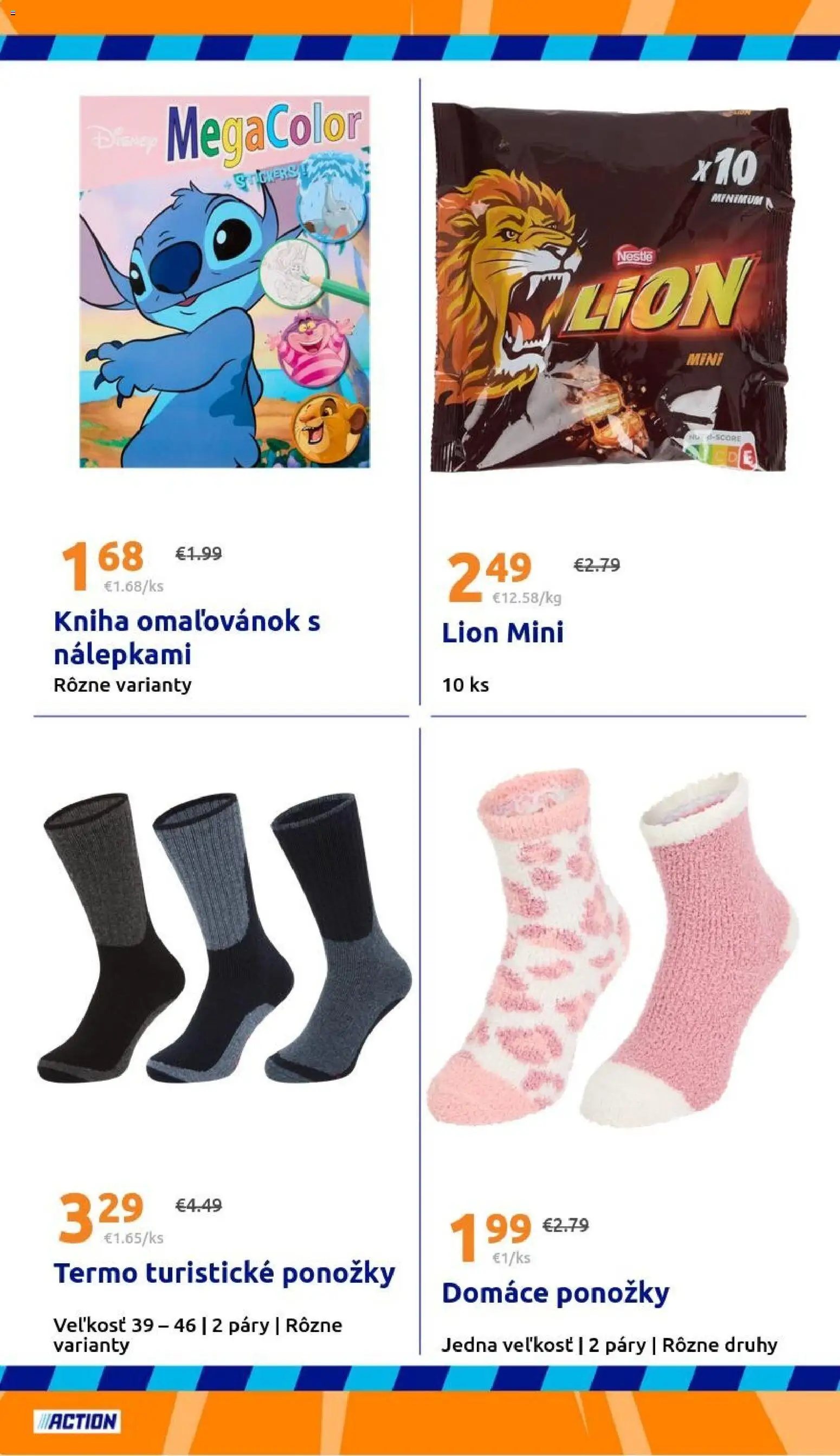 Nové Action akcie – leták je platný od 31.12.2025 | Strana: 20 | Produkty: Kniha, Ponožky