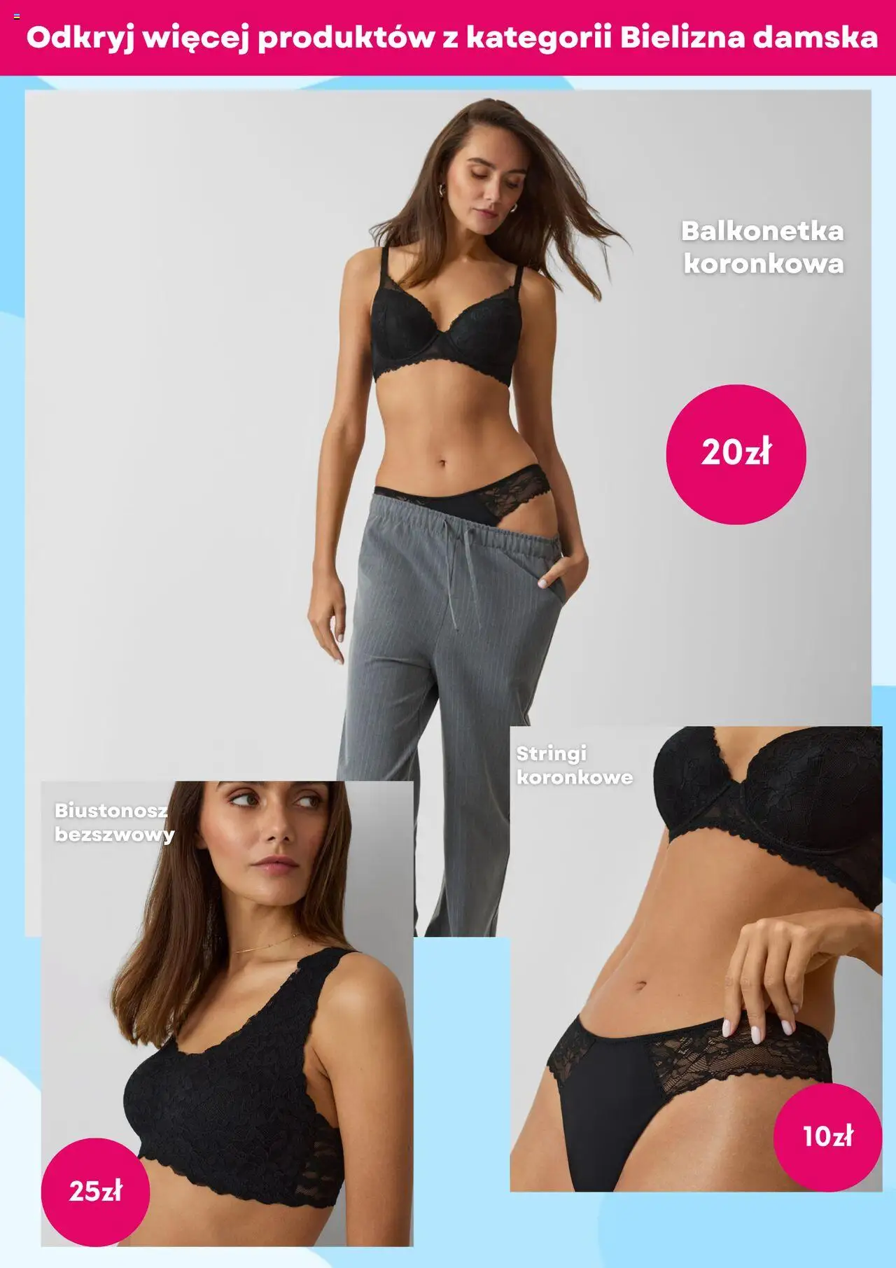 Pepco Gazetka od 09.10.2025 | Strona: 6 | Produkty: Stringi, Bielizna, Biustonosz