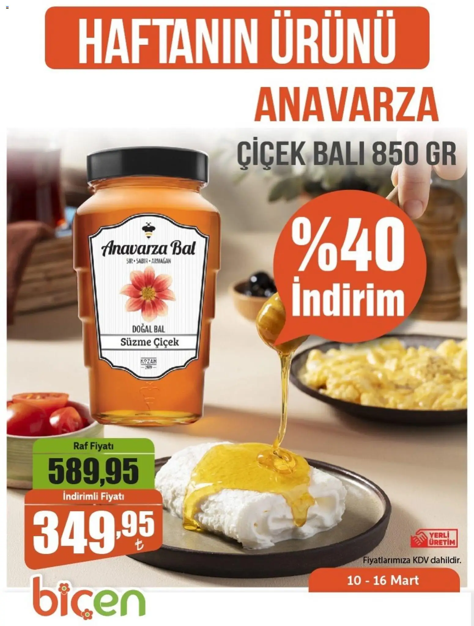 Biçen Market - Haftanın Ürünü - 10.03.2026 tarihinden itibaren geçerlidir | Sayfa: 1 | Ürünler: Raf