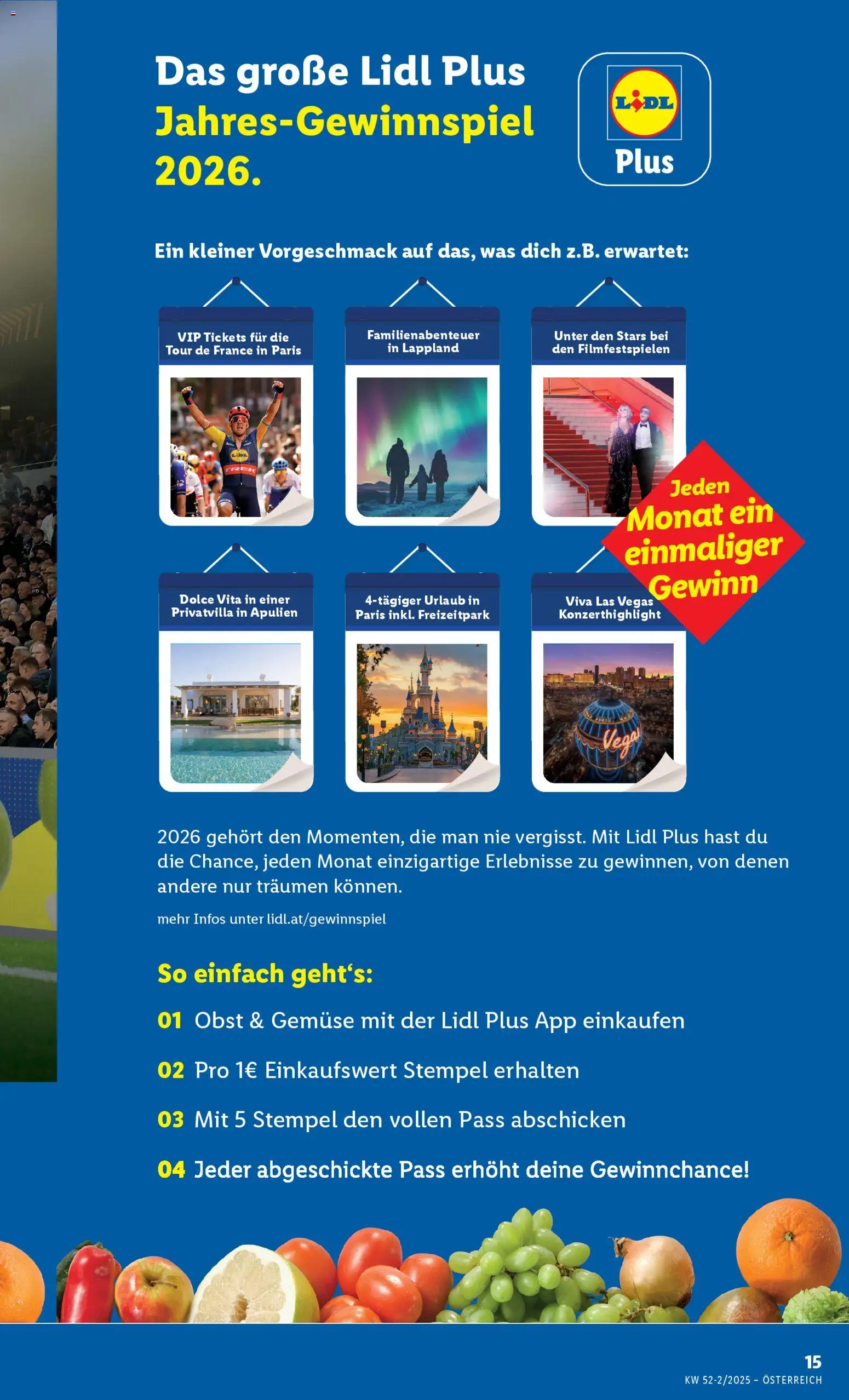 Lidl Altenmarkt im Pongau, St. Johann im Pongau, Zell am See gültig ab 27.12.2025 | Seite: 17 | Produkte: Gemüse, Obst