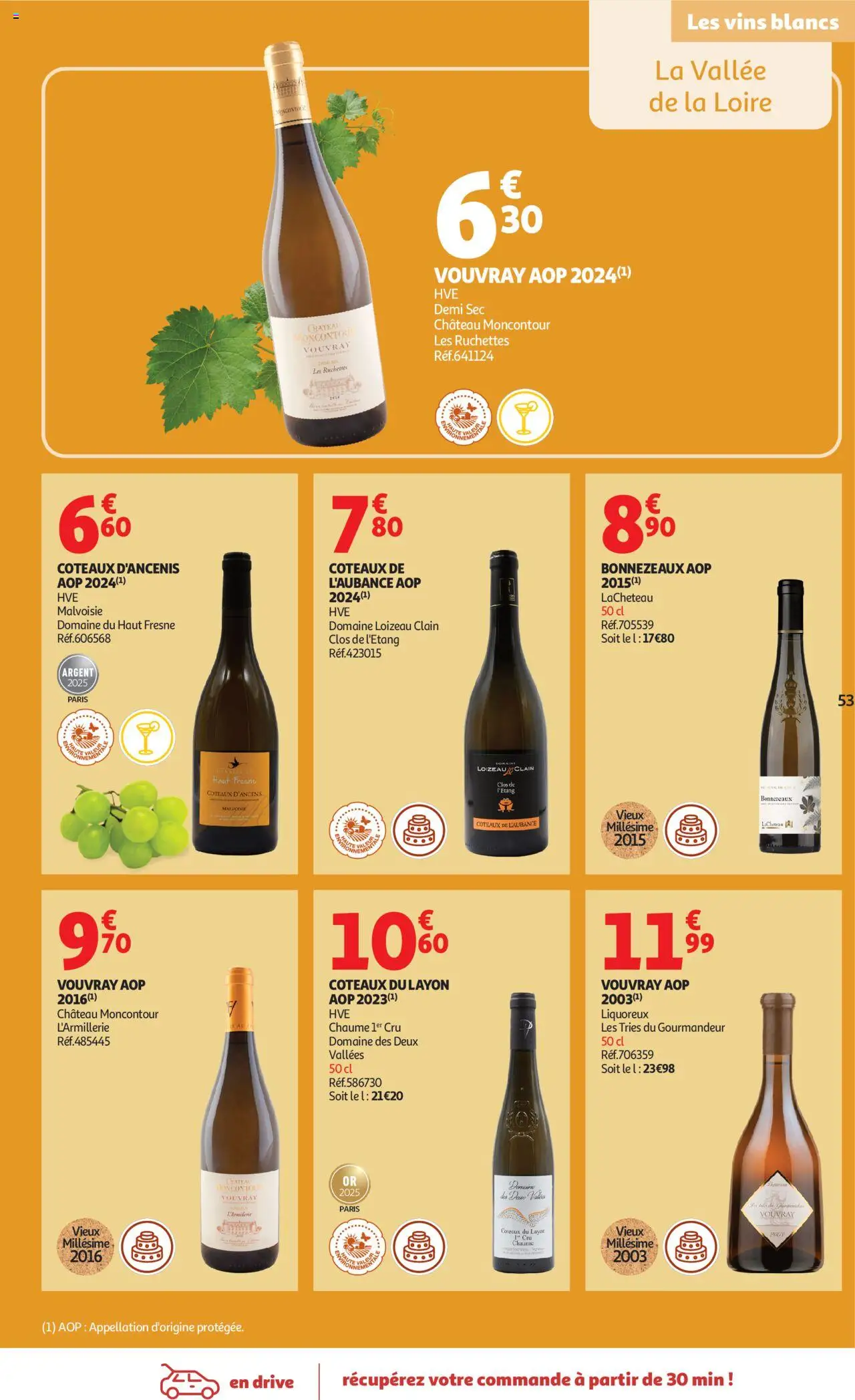 {H1} | Page: 53 | Produits: Coteaux du layon