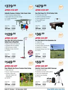 Preview of Costco - ENGLAND ONLY valid from 27.10.2025 | Page: 31 | Products: Table, Case, Telescope