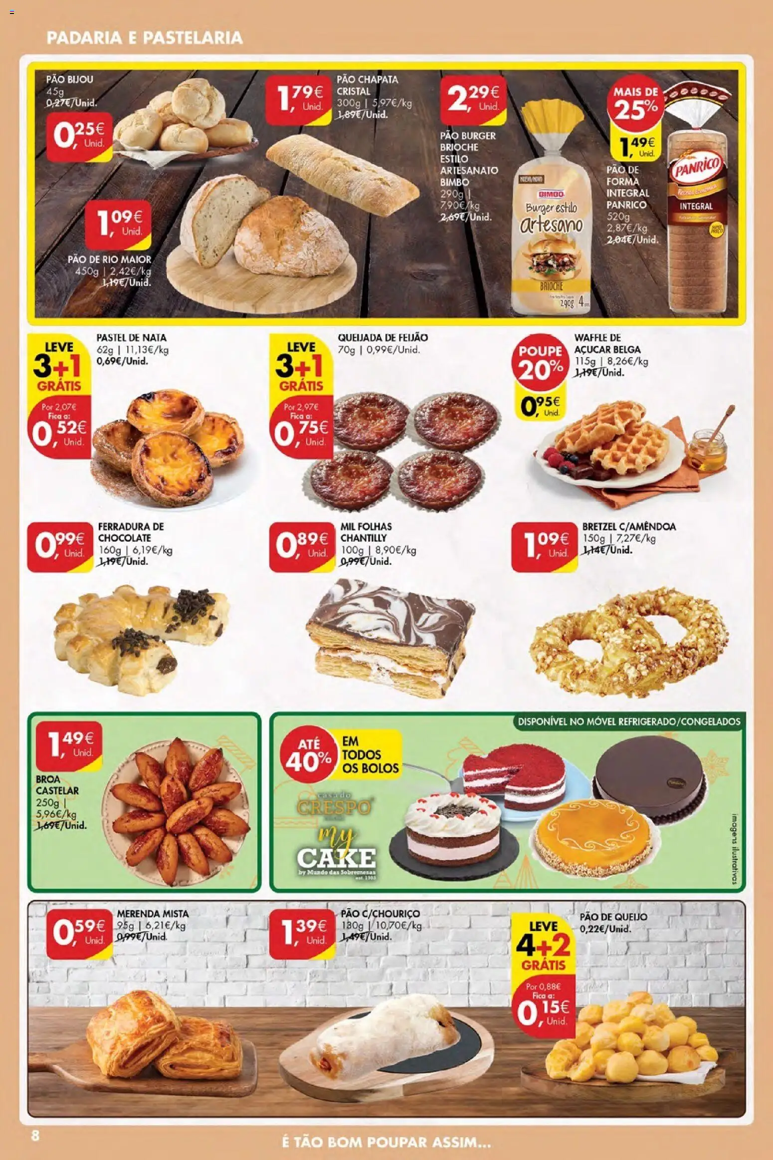 Pingo Doce Poupe Esta Semana Açores │ válido de 20.11.2025 | Página: 8 | Produtos: Pão de forma, Pão de queijo, Pão, Açúcar