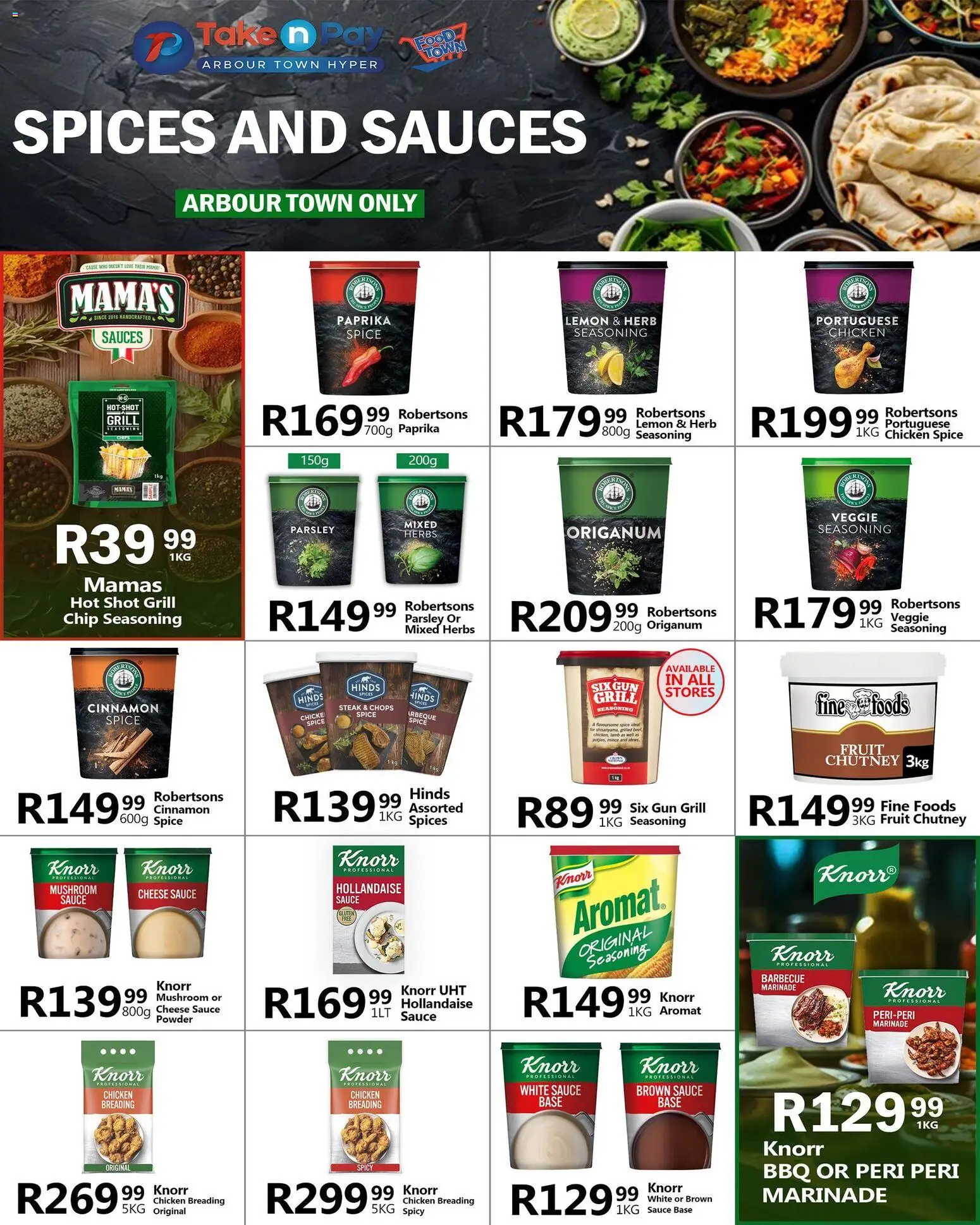 New Take n Pay catalogue – valid from 03.11.2025 | Page: 27 | Products: Chutney, Grill, Sauces, Marinade
