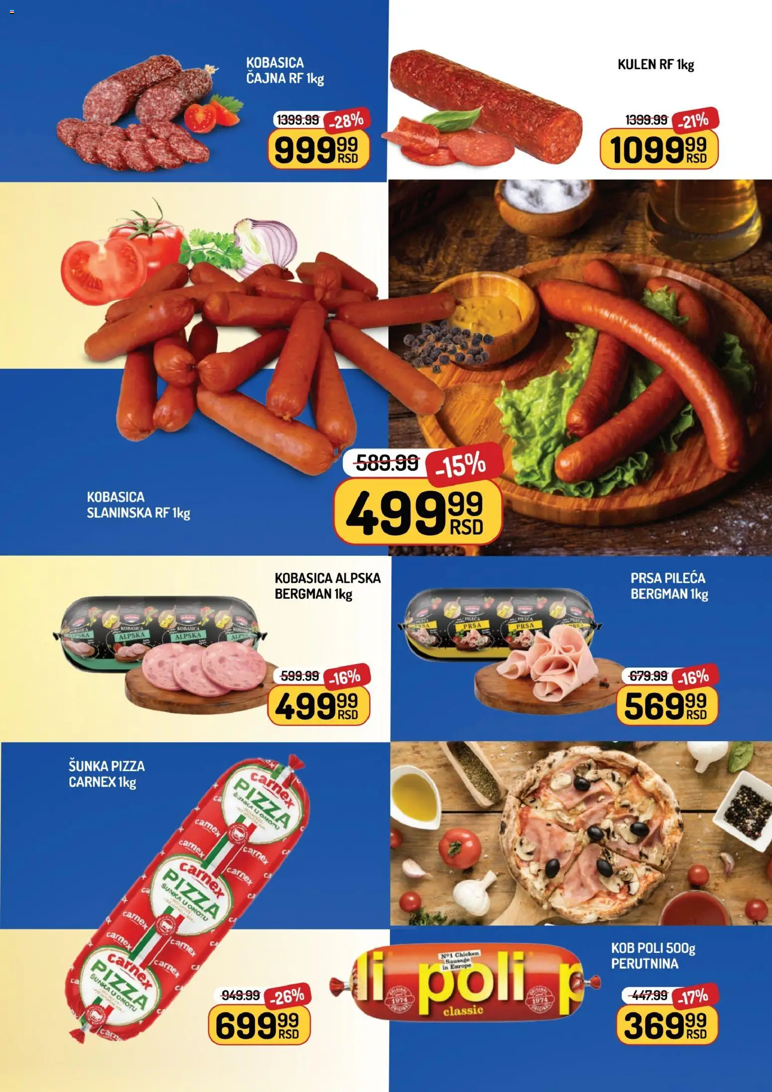 Aman katalog - važi od 31.10.2025 | Strana: 3 | Proizvode: Kulen, Šunka, Pizza šunka, Kobasica