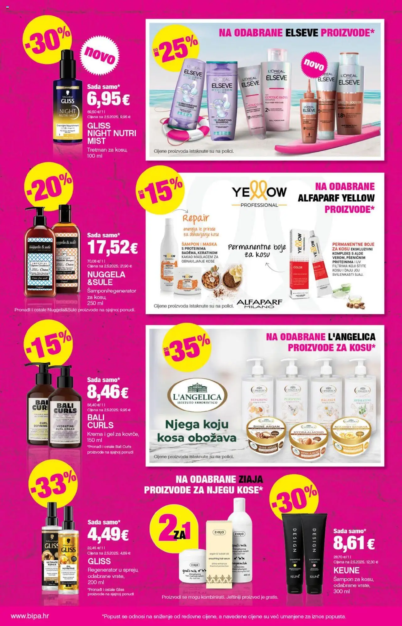 Bipa katalog | vrijedi od 21.08.2025 | Stranica: 11 | Proizvodi: Šampon, Regenerator, Kakao, L'Angelica