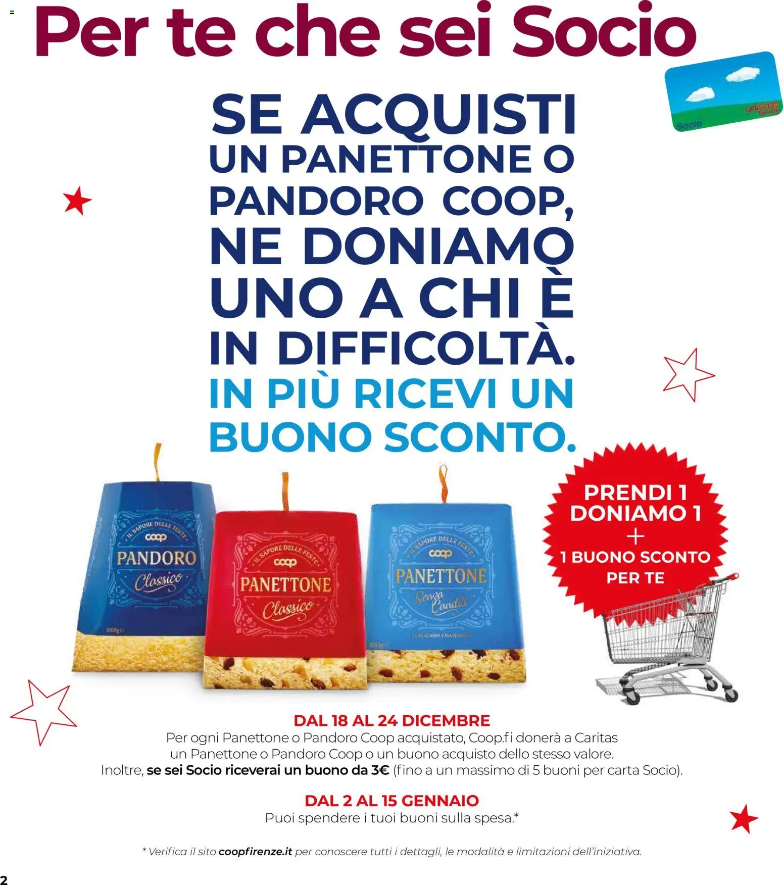 Volantino COOP del 16.12.2025 | Pagina: 2 | Prodotti: Tè, Pandoro, Panettone