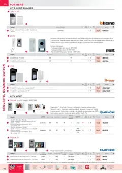 Rexel - Prévisualisation de Rexel Sécurité, Communication valide à partir de 01.12.2025 | Page: 5 | Produits: Moniteur, Vidéo, Audio, Portier