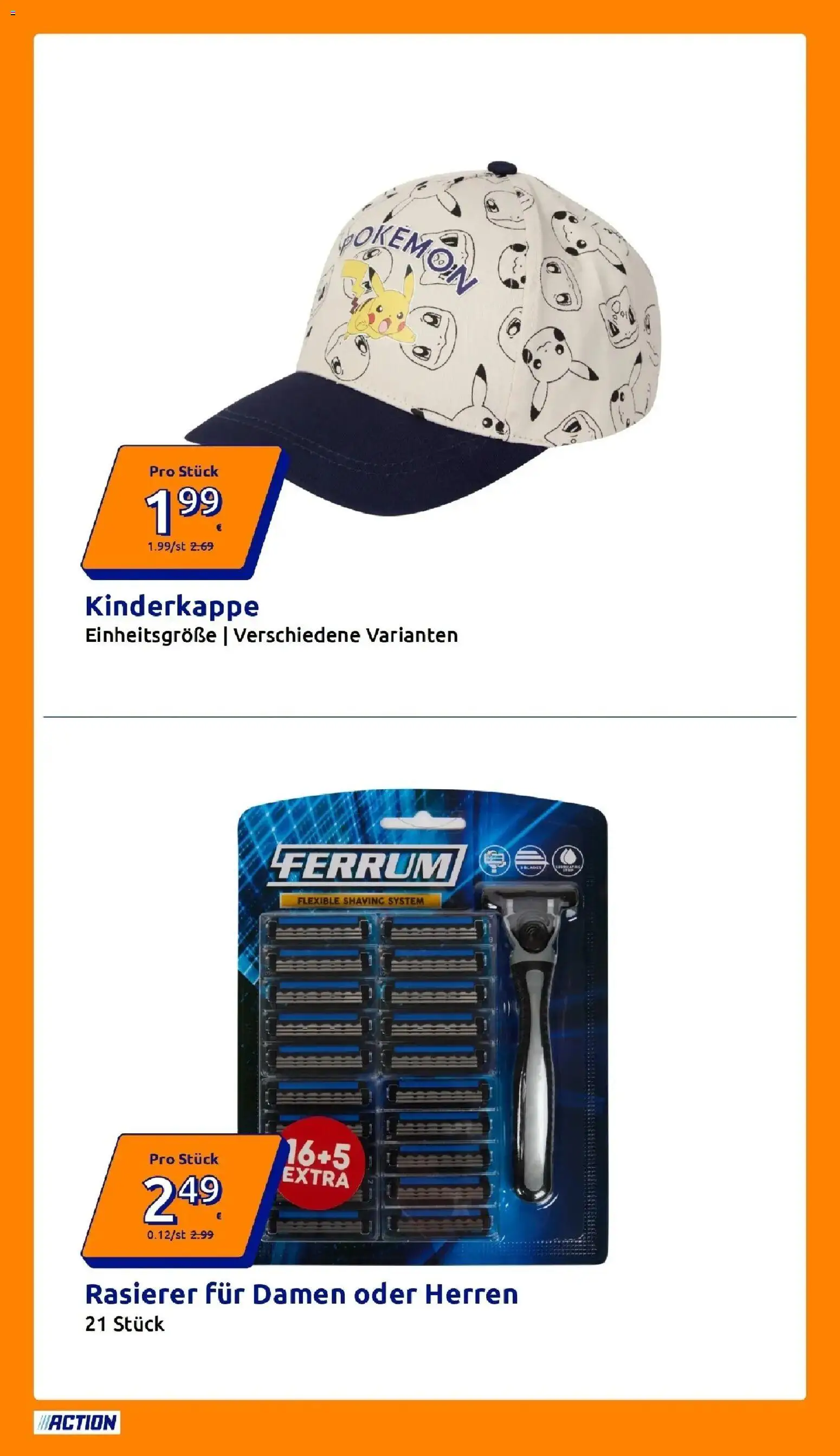 Action - Action: Kleine Preise, große Freude gültig ab 21.04.2026 | Seite: 20 | Produkte: Rasierer