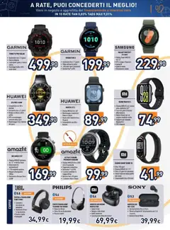 Anteprima del volantino Unieuro volantino valido a partire dal 20.03.2026 | Pagina: 19 | Prodotti: Huawei, Video, Audio, Batteria