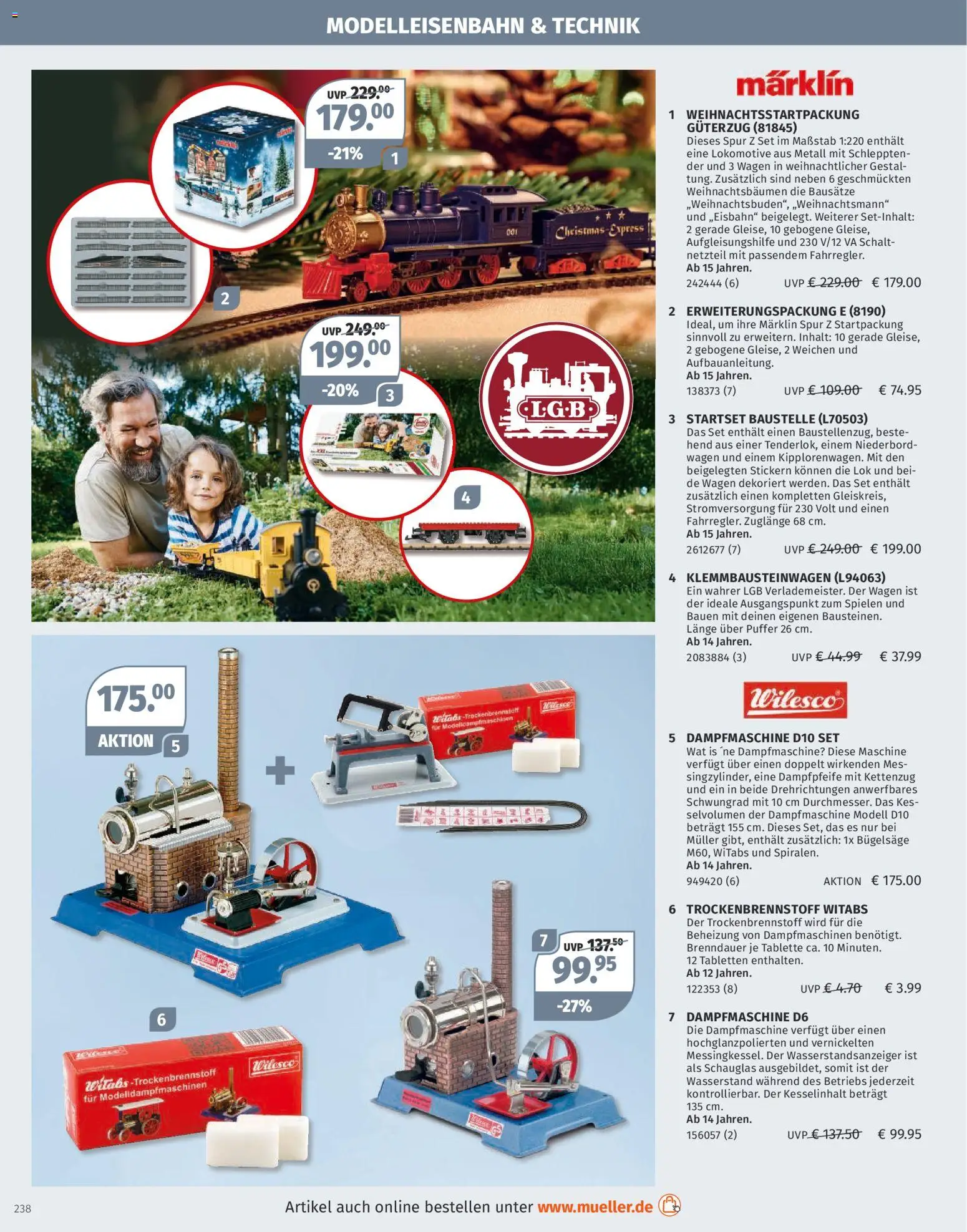 Müller Spielwarenkatalog – gültig ab 27.10.2025 | Seite: 238 | Produkte: Netzteil