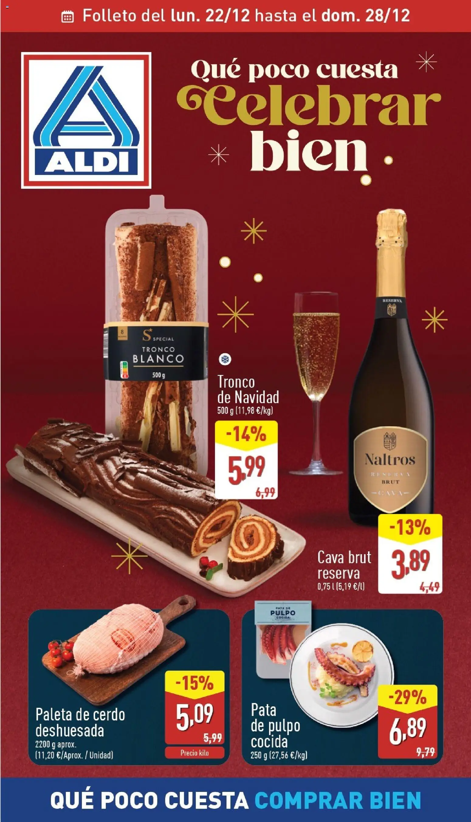 Aldi folleto Canarias │ válido desde el 22.12.2025 | Página: 1 | Productos: Cerdo