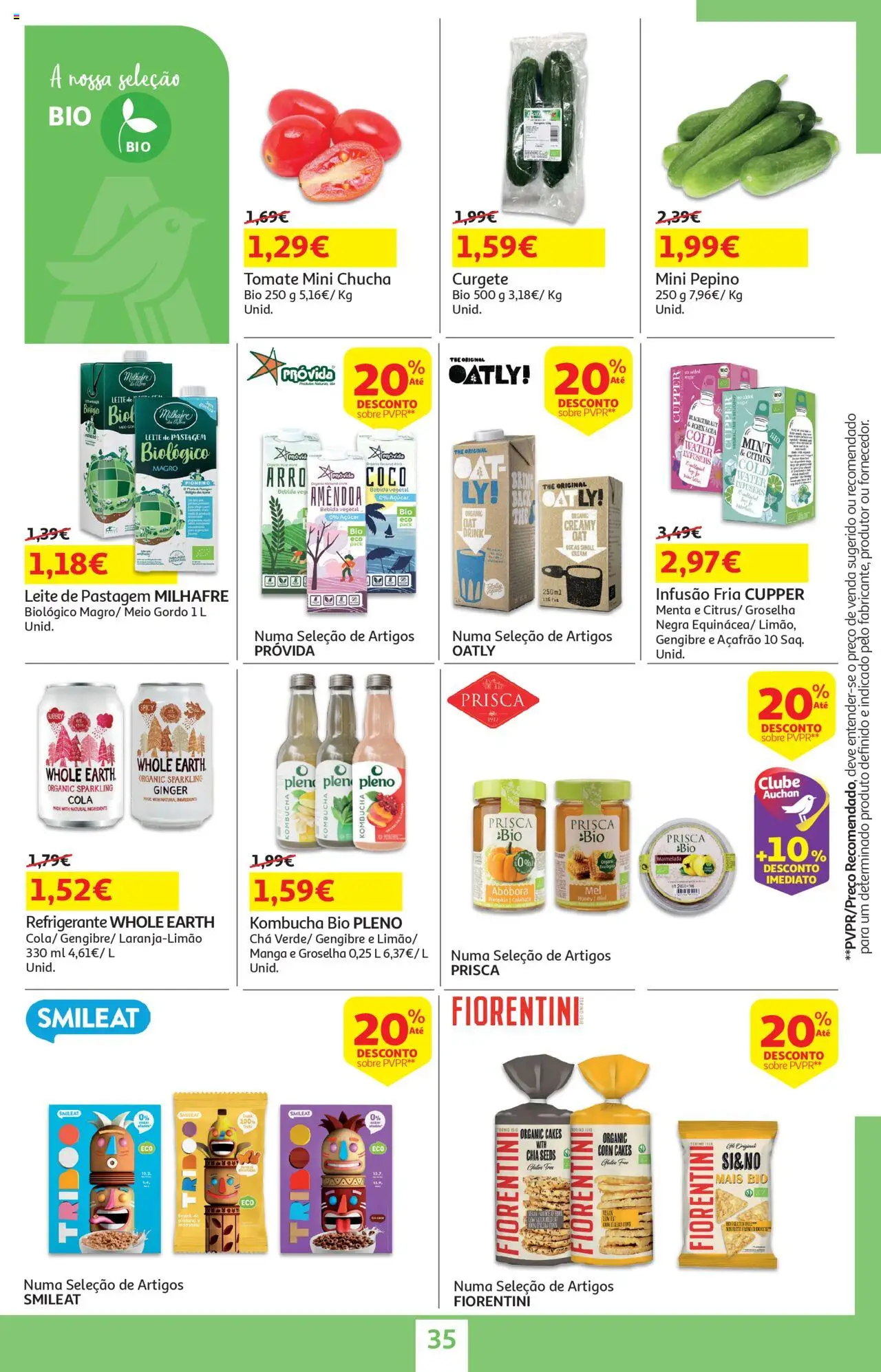 Auchan - Brinquedos de Verão │ válido de 18.06.2025 | Página: 35 | Produtos: Refrigerante, Leite, Tomate, Bebida