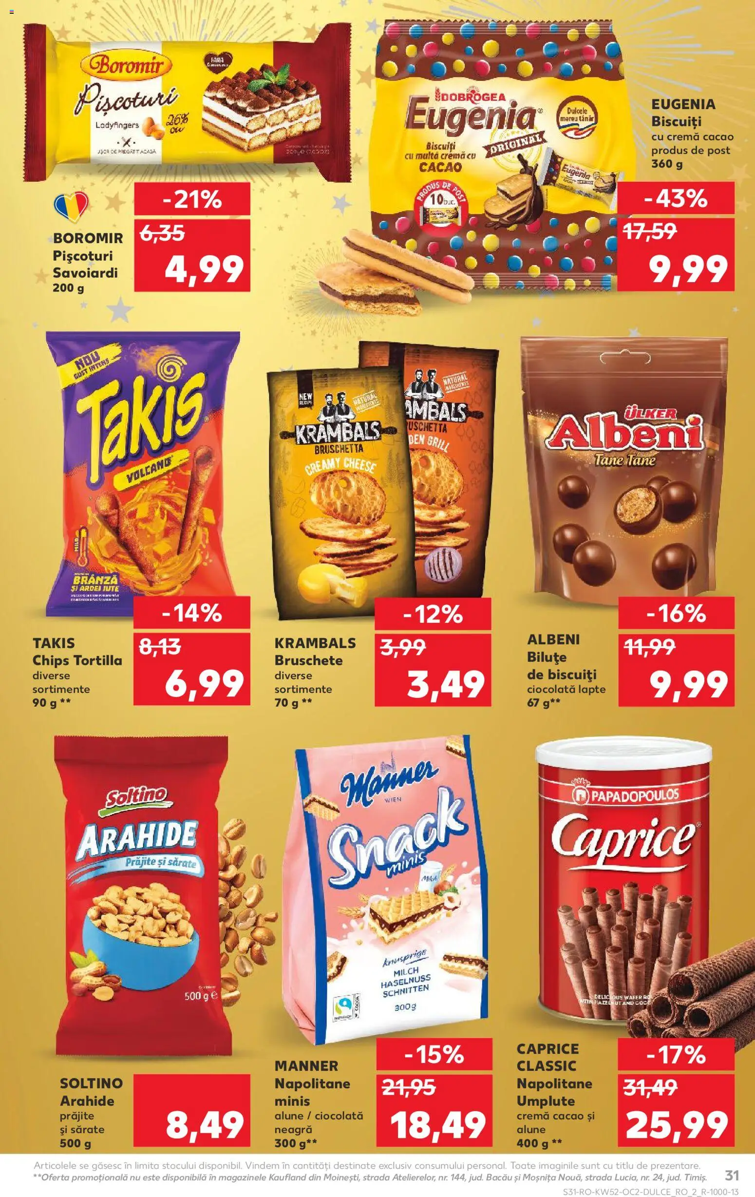 Noul catalog Kaufland – valabil de la 24.12.2025 | Pagină: 31 | Produse: Grill, Ardei, Alune, Cremă