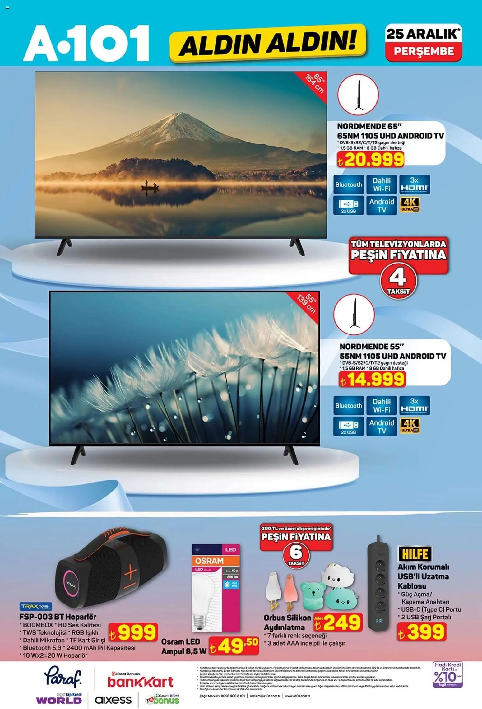 A101 Katalog Aldın Aldın - 25.12.2025 tarihinden itibaren geçerlidir | Sayfa: 8 | Ürünler: Pil, Ses, Mikrofon, Hoparlör