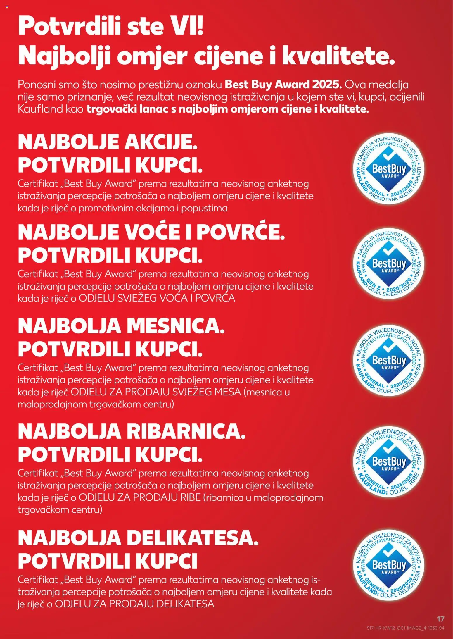 Kaufland katalog | vrijedi od 18.03.2026 | Stranica: 17 | Proizvodi: Voće