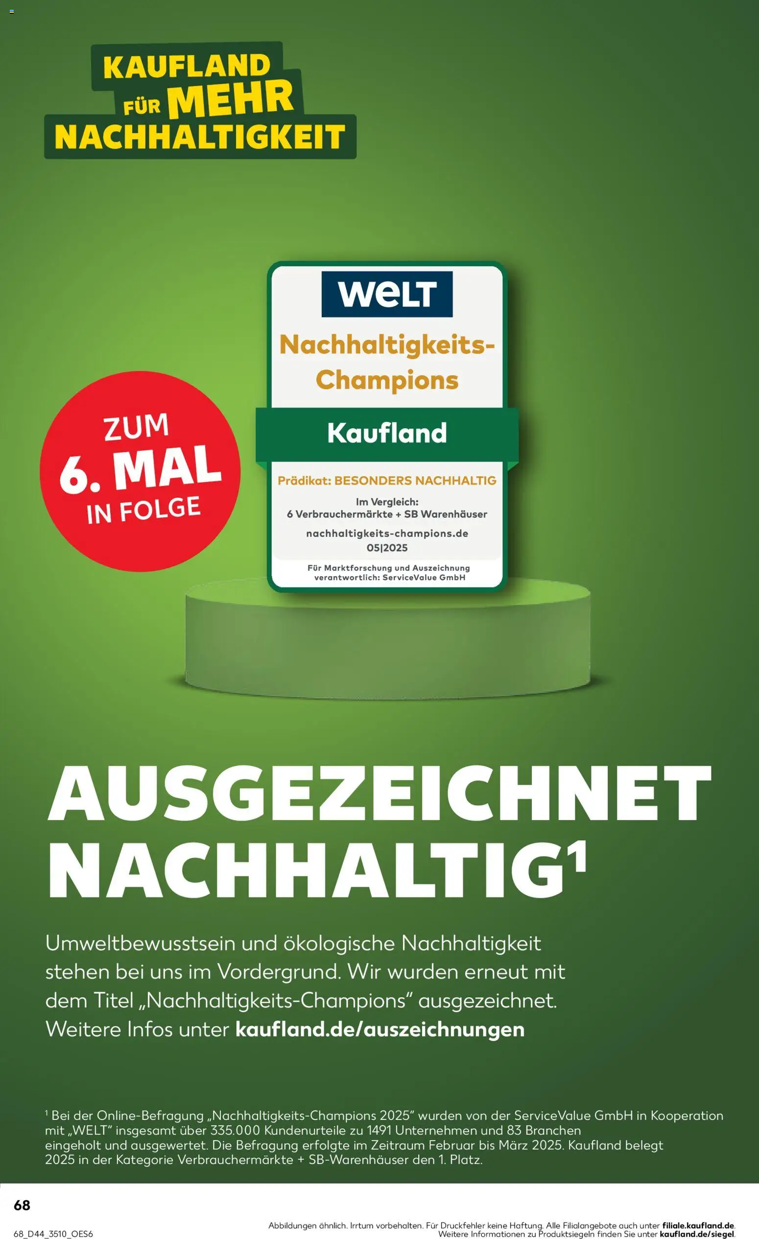 Kaufland prospekt Leipzig	 – gültig ab 30.10.2025 | Seite: 68
