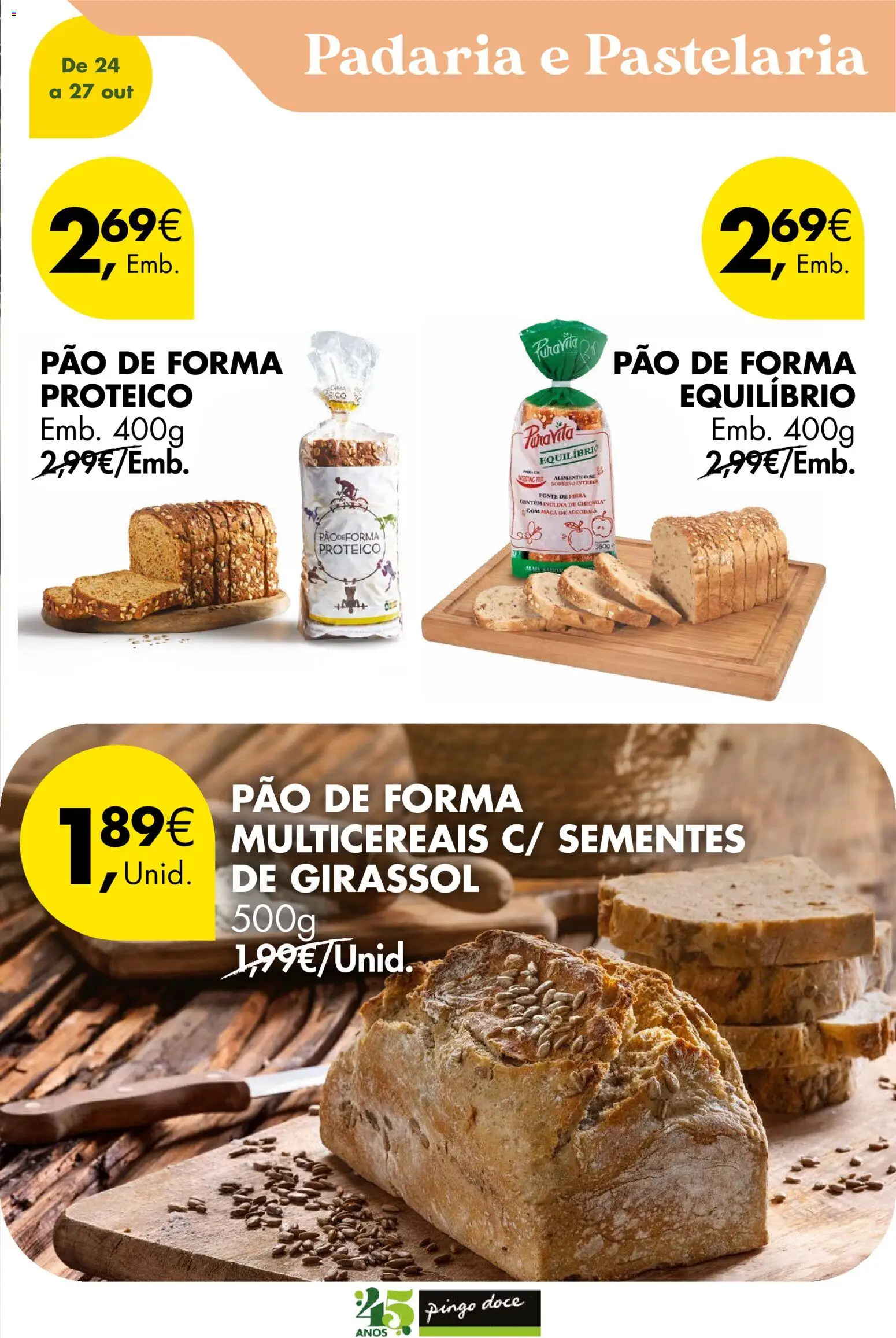 Pingo Doce Poupe este Fim de Semana │ válido de 24.10.2025 | Página: 7 | Produtos: Pão de forma, Padaria, Pão, Maça