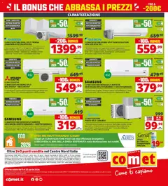 Anteprima del volantino Comet volantino valido a partire dal 09.04.2026 | Pagina: 43 | Prodotti: Ventilatore, Climatizzatore, Deumidificatore, Tè