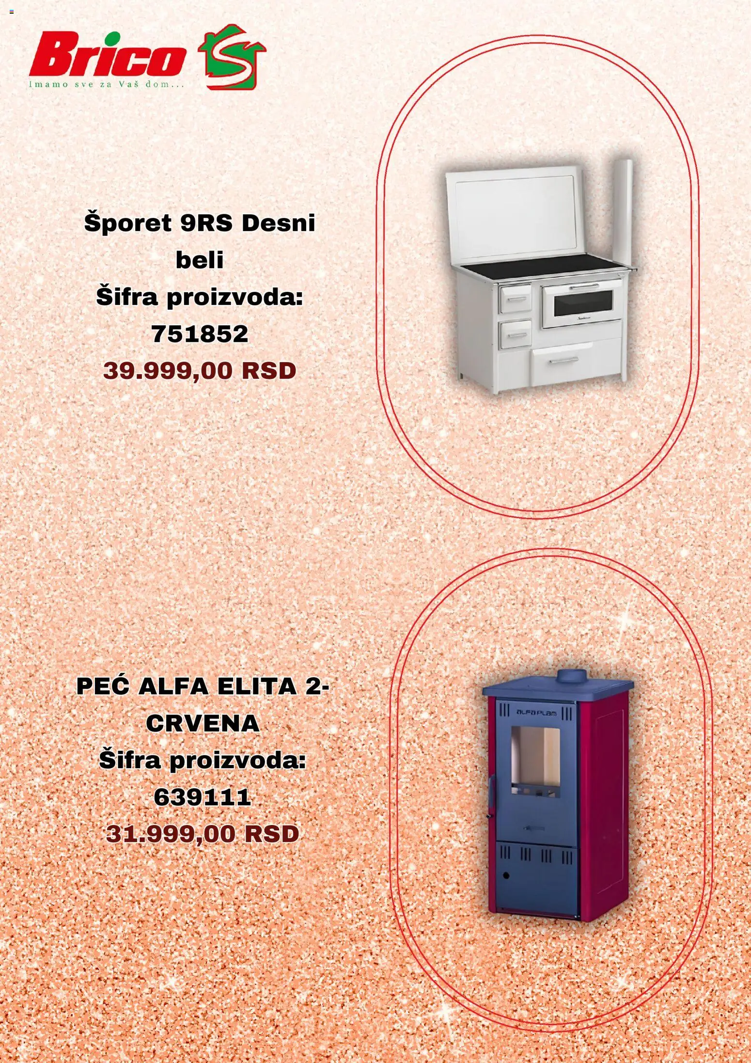 Brico S katalog - važi od 16.11.2025 | Strana: 4 | Proizvode: Šporet