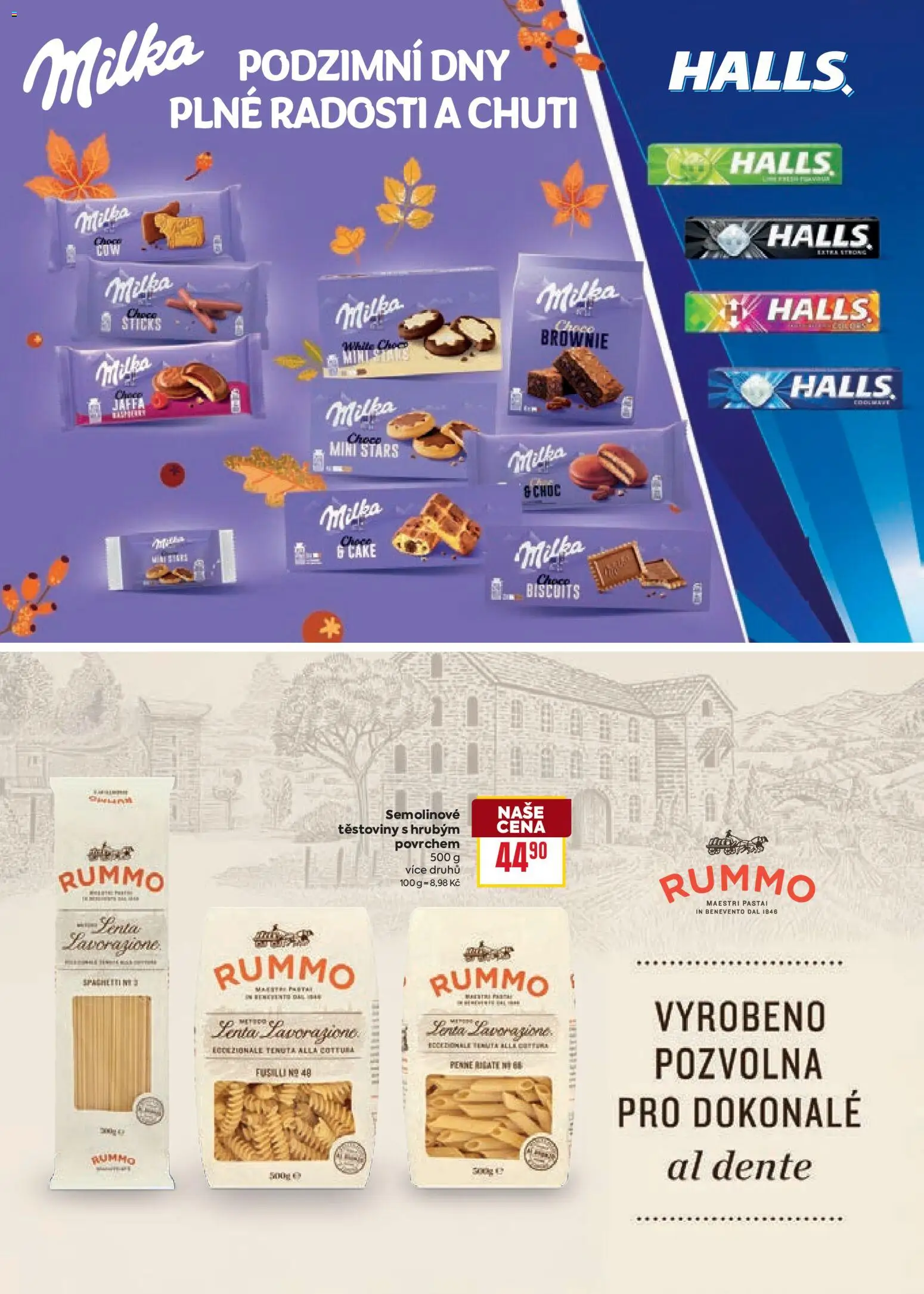 Billa leták - Partneři od 19.11.2025 | Strana: 15 | Produkty: Penne, Milka, Těstoviny, Brownie