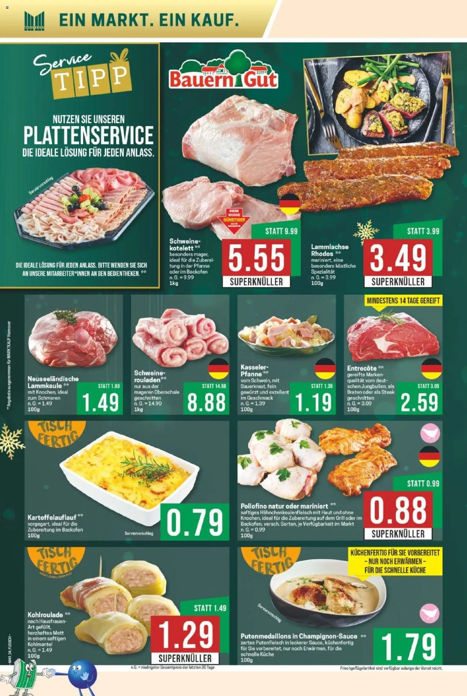 Marktkauf Prospekt 	 – gültig ab 01.12.2025 | Seite: 4 | Produkte: Grill, Tisch, Entrecote, Backofen