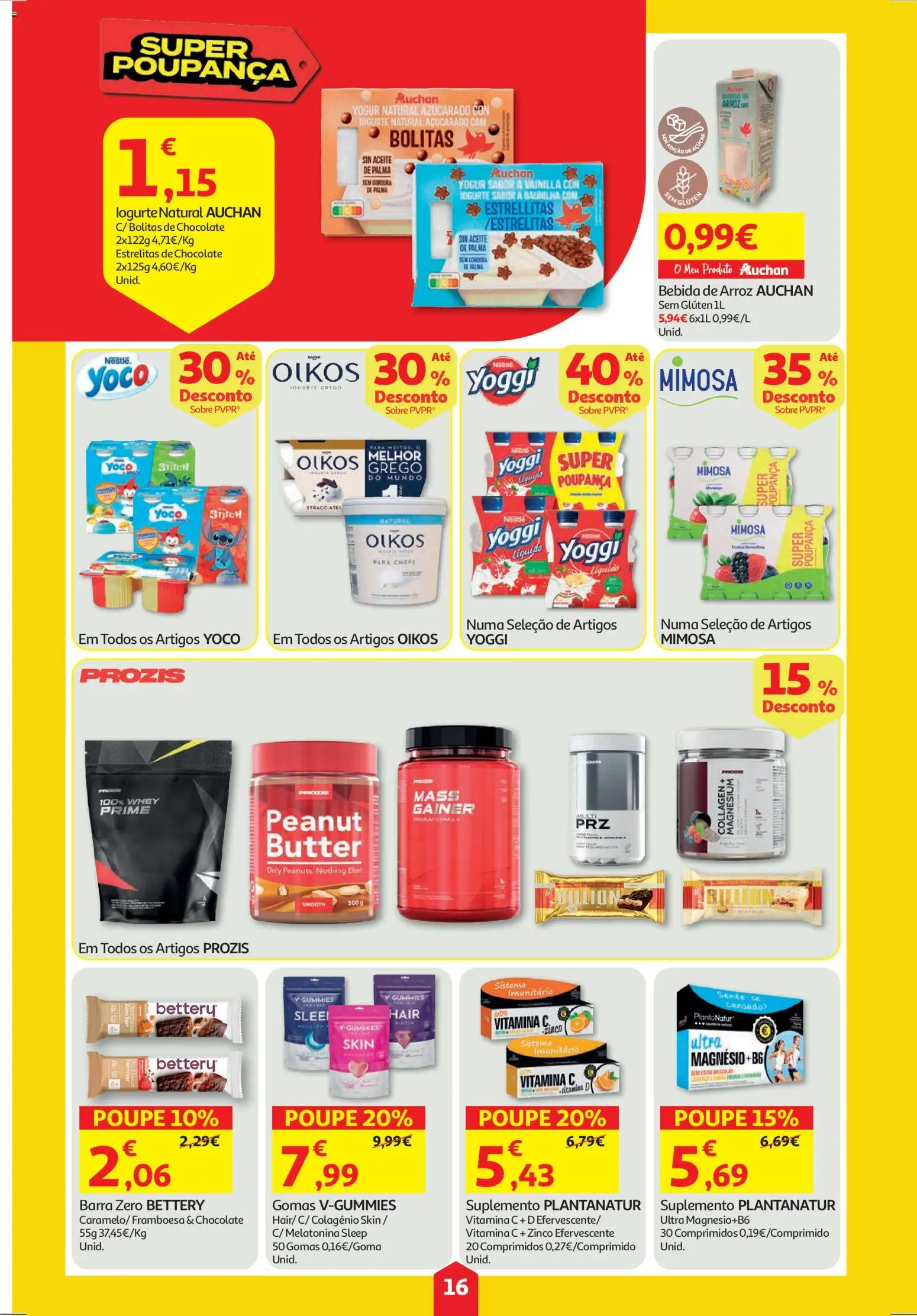 Auchan folheto │ válido de 23.10.2025 | Página: 16 | Produtos: Nestlé, Melatonina, Vitamina c, Bebida