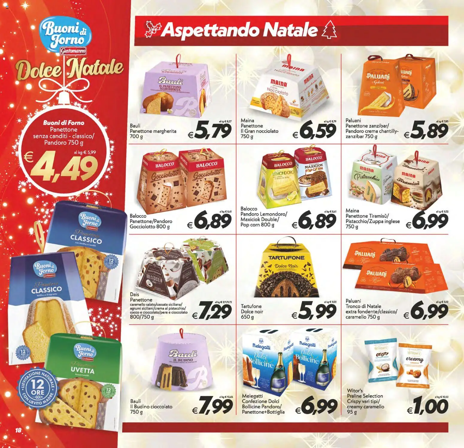 Volantino SuperConveniente del 25.11.2025 | Pagina: 18 | Prodotti: Agrumi, Forno, Budino, Pop corn