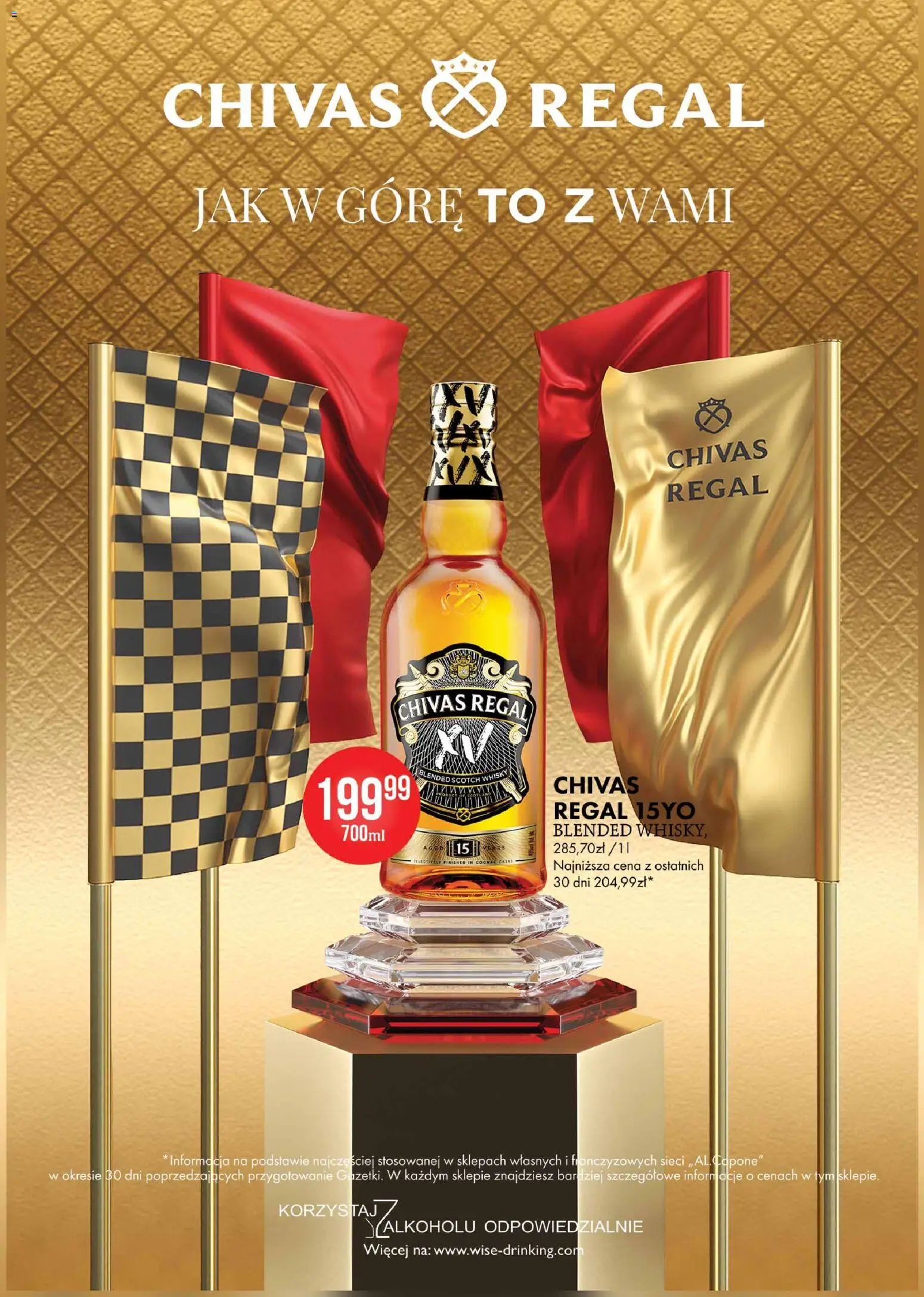 Al.Capone Gazetka od 13.11.2025 | Strona: 64 | Produkty: Chivas Regal, Regał