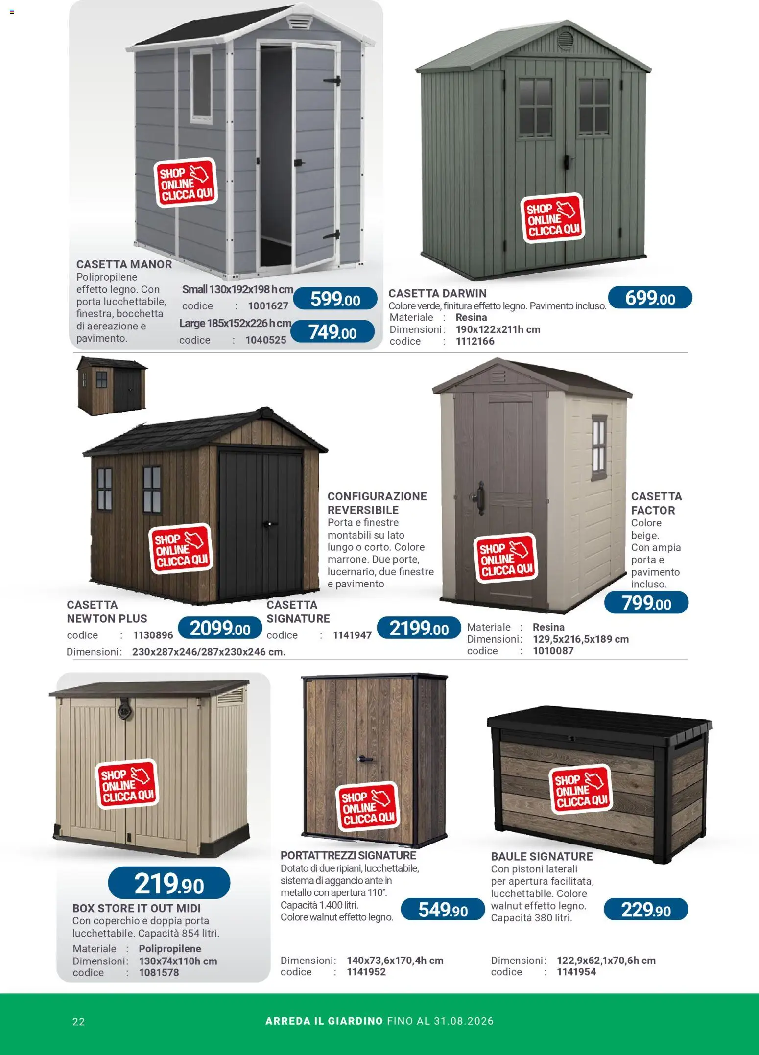 Volantino CFadda del 08.04.2026 | Pagina: 22 | Prodotti: Pavimento, Baule