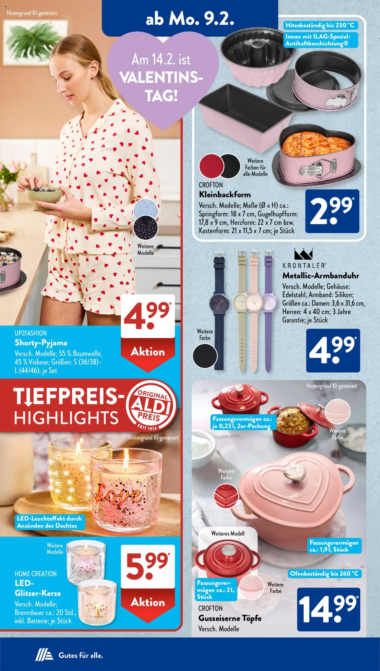 Aldi Süd Prospekt 	 – gültig ab 09.02.2026 | Seite: 10 | Produkte: Fußmatte, Home creation