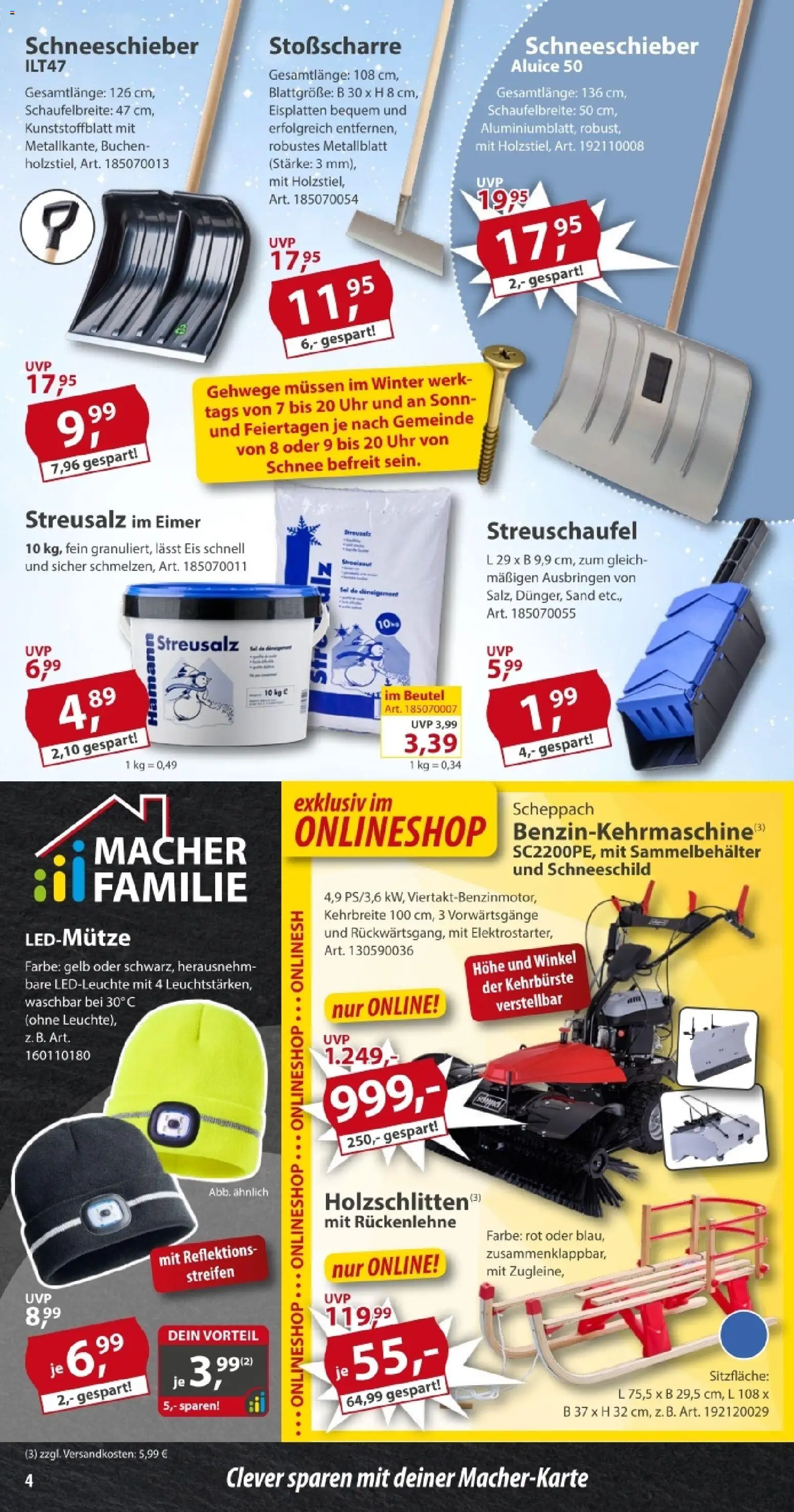 Sonderpreis Baumarkt Prospekt 	 – gültig ab 03.01.2026 | Seite: 4 | Produkte: Eis, Uhr
