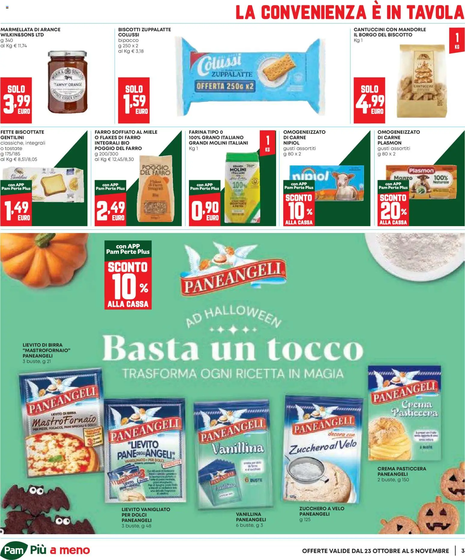 Volantino Panorama del 23.10.2025 | Pagina: 3 | Prodotti: Birra, Fette biscottate, Marmellata, Miele