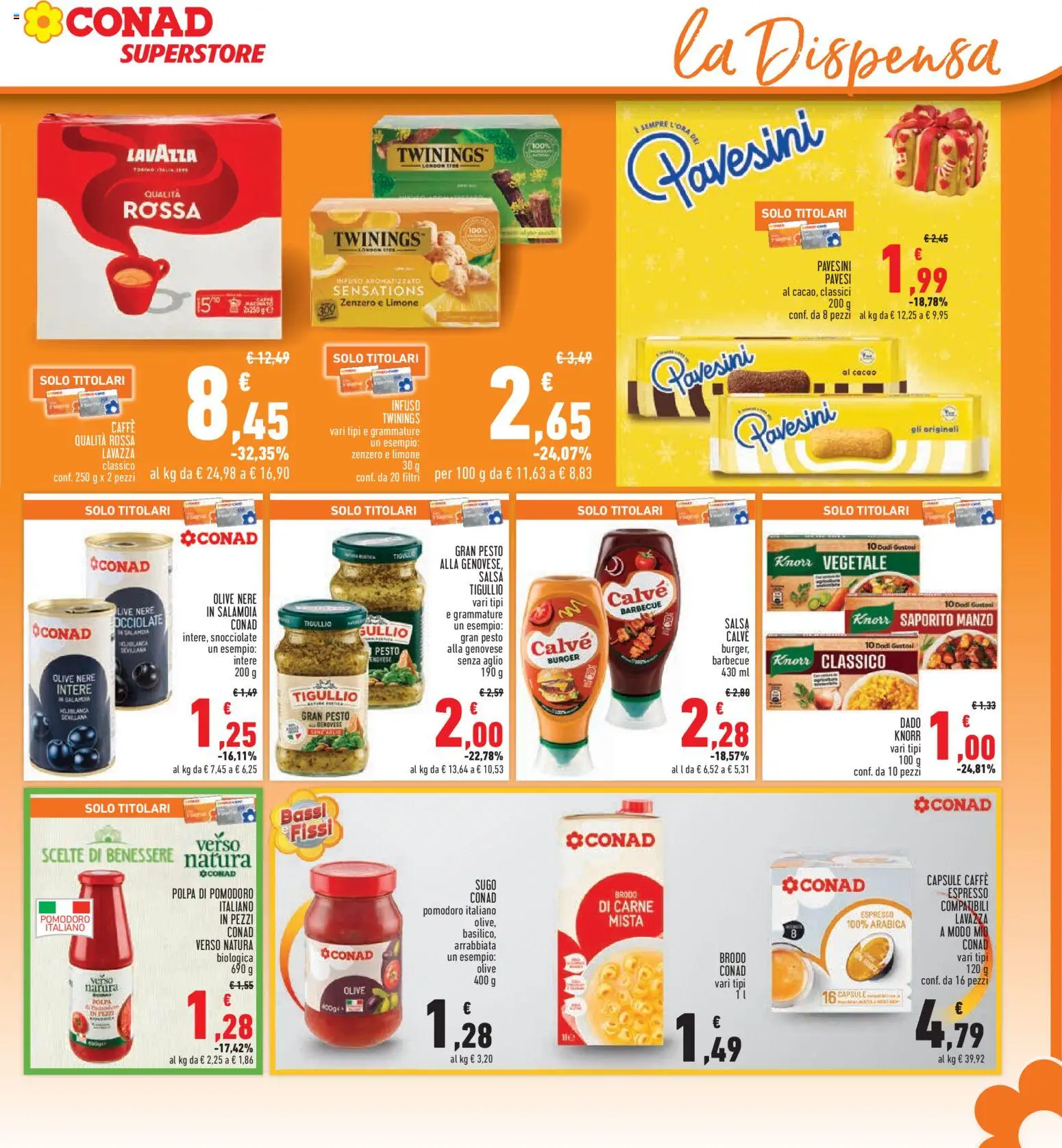 Volantino Conad del 04.12.2025 | Pagina: 21 | Prodotti: Manzo, Pomodoro, Pasta, Cacao