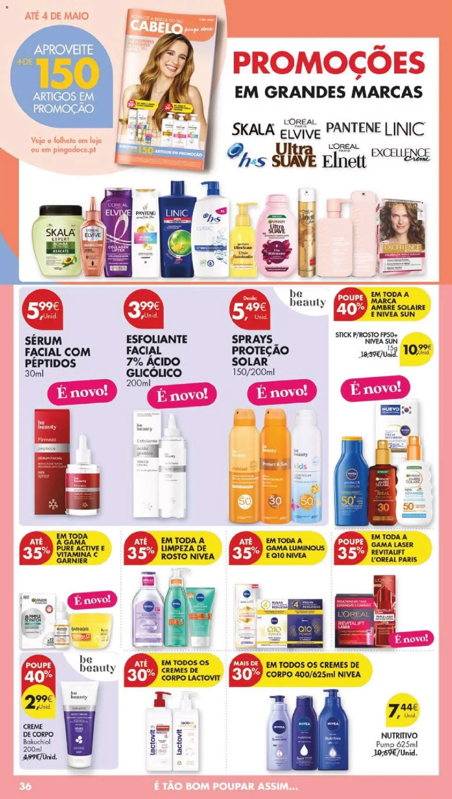Pingo Doce folheto │ válido de 21.04.2026 | Página: 40 | Produtos: Creme de corpo, Abacate, Vitamina c, Creme