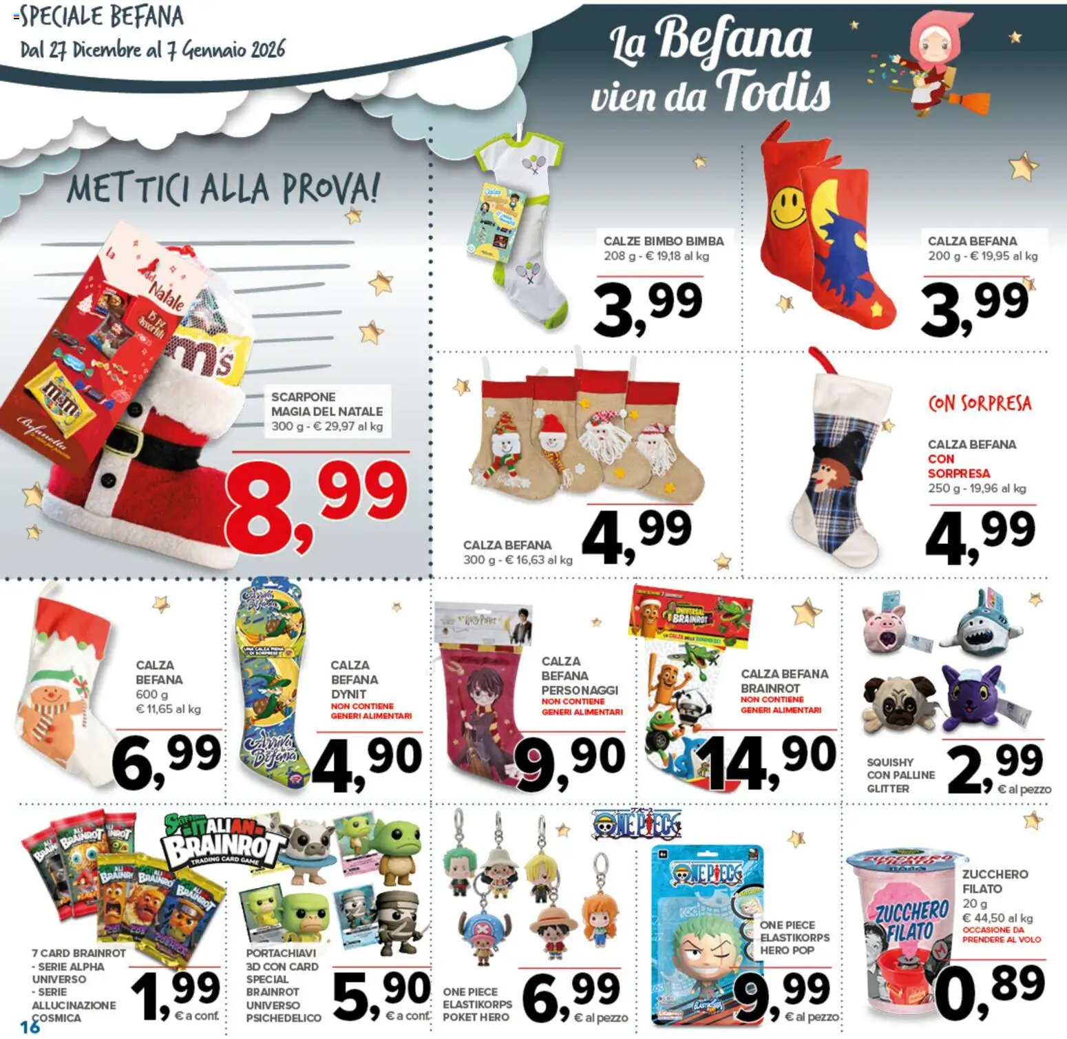 Volantino Todis del 27.12.2025 | Pagina: 16 | Prodotti: Zucchero