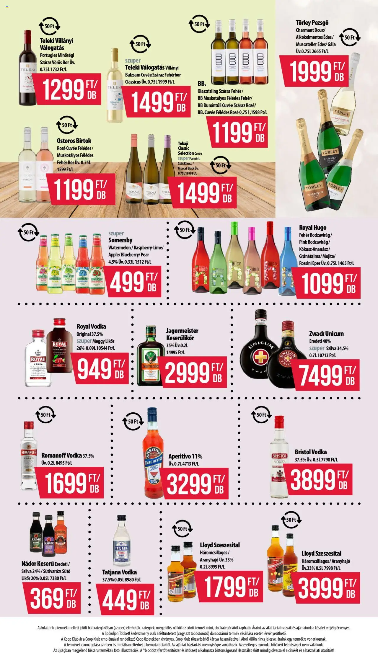 COOP akciós ujság - amely érvényes a következő dátumtól: 14.08.2025 | Oldal: 10 | Termékek: Meggy, Szilva, Bor, Eper