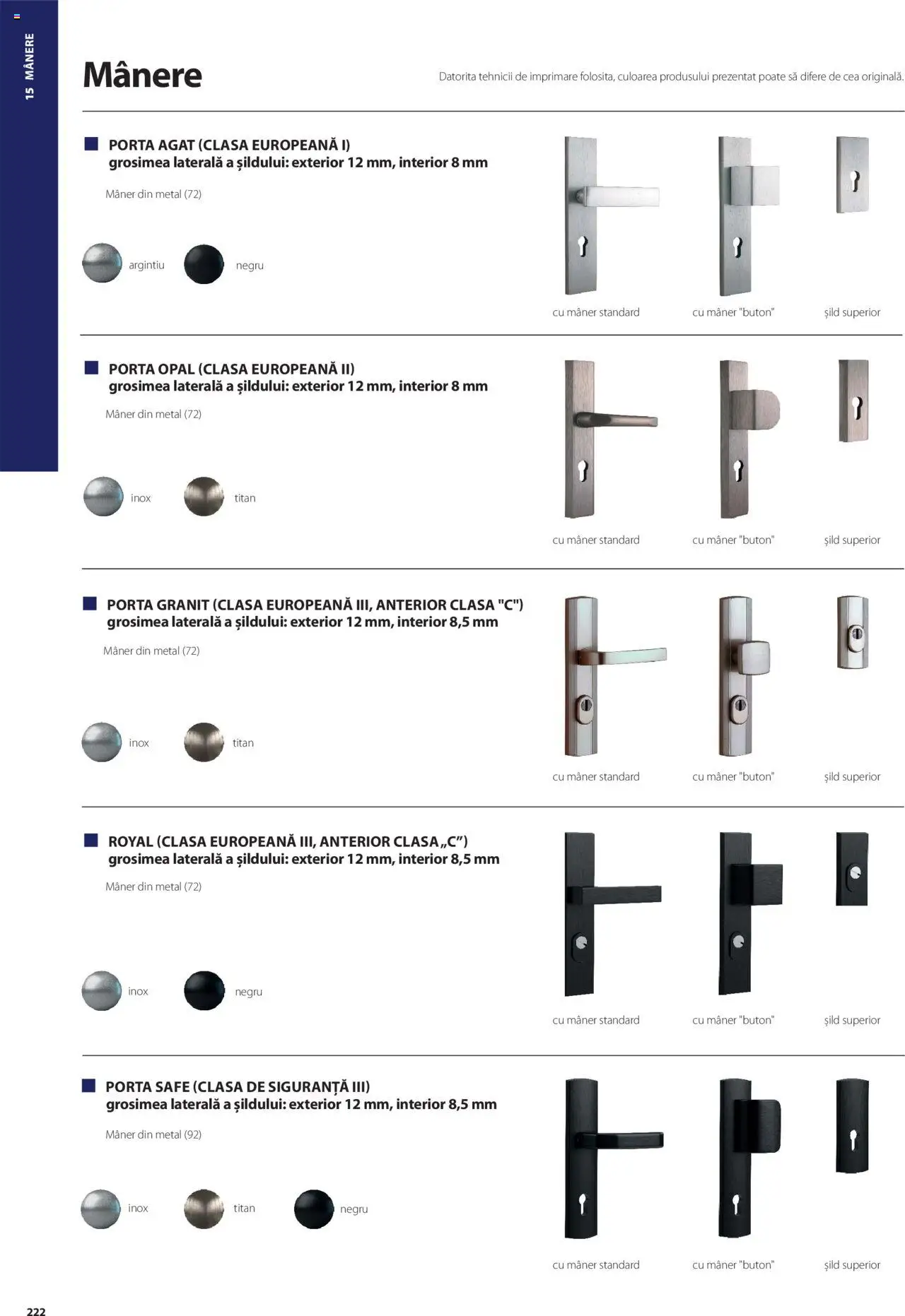 Catalog Proges – valabil de la 01.05.2025 | Pagină: 222 | Produse: Mâner
