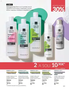 Anteprima del volantino Avon - Campagna 2/2026 valido a partire dal 01.02.2026 | Pagina: 121 | Prodotti: Acqua micellare, Dischetti struccanti, Acqua, Toner