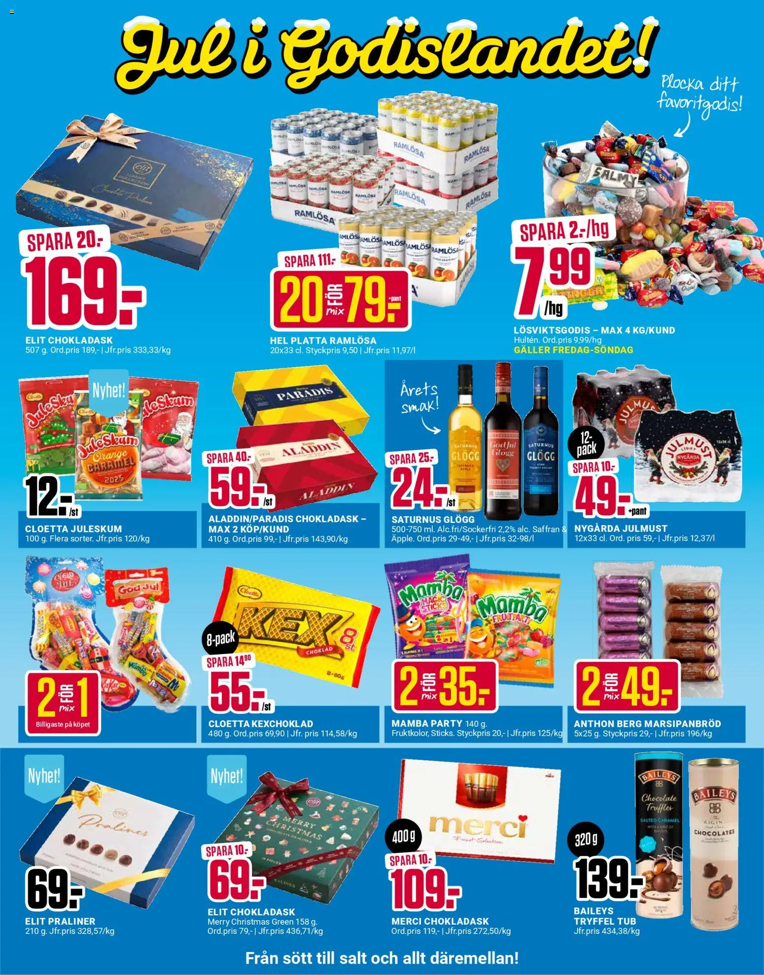 ÖoB reklamblad aktuell från 15.12.2025 | Sida: 2 | Produkter: Salt, Galler, Saffran, Choklad