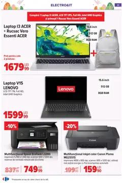 Ofertele Carrefour valabile de la 25.03.2026 | Pagină: 42 | Produse: Laptop, Rucsac