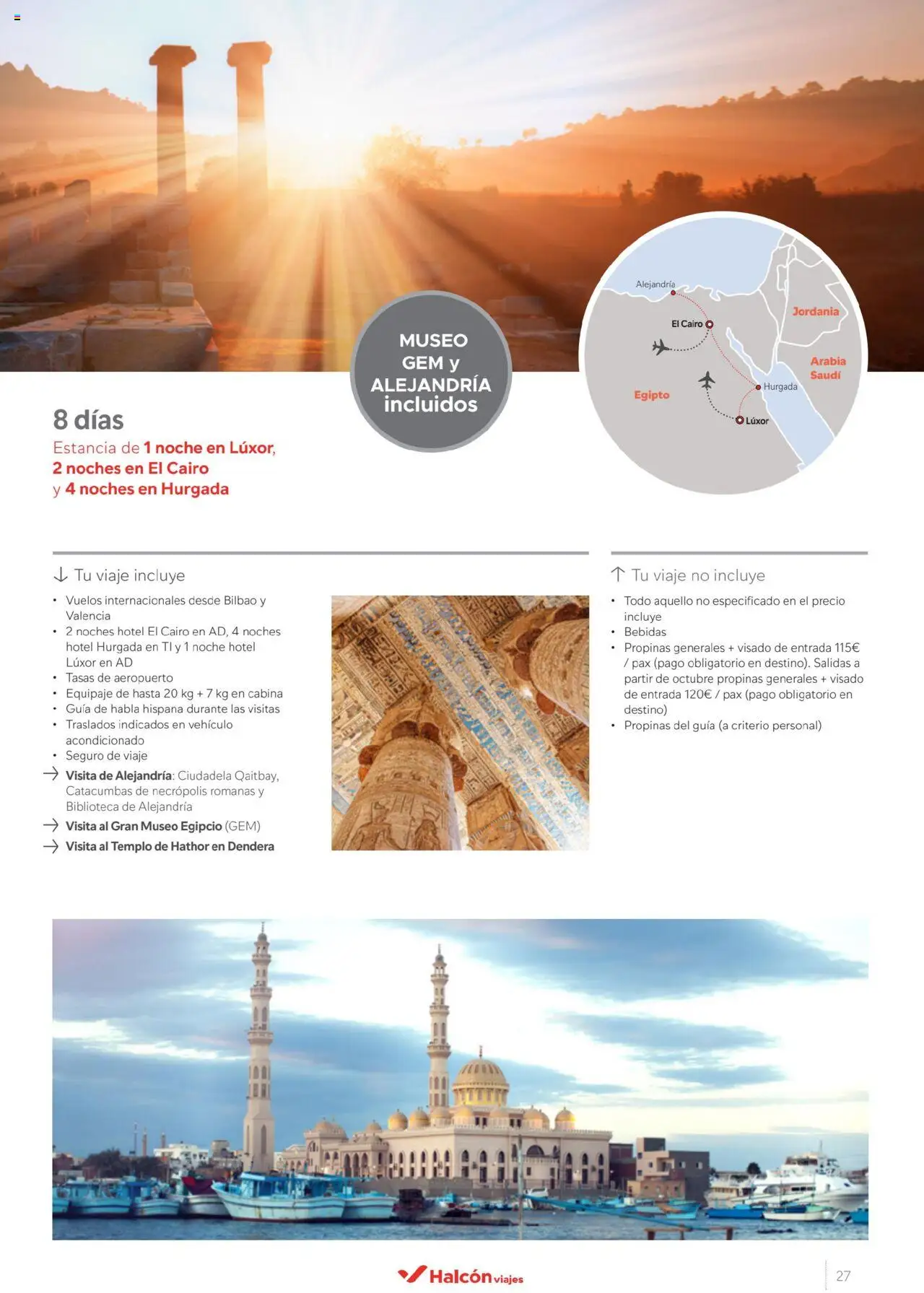 Halcón Viajes Egipto │ válido desde el 01.07.2025 | Página: 27 | Productos: Biblioteca