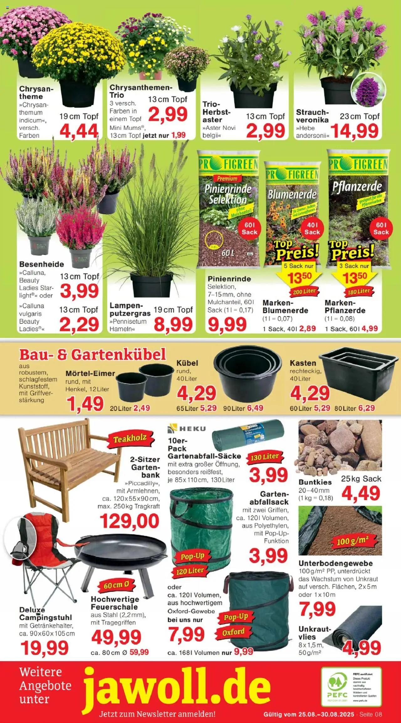 Jawoll Prospekt - gültig ab dem 25.08.2025 | Seite: 12 | Produkte: Pflanzerde, Blumenerde