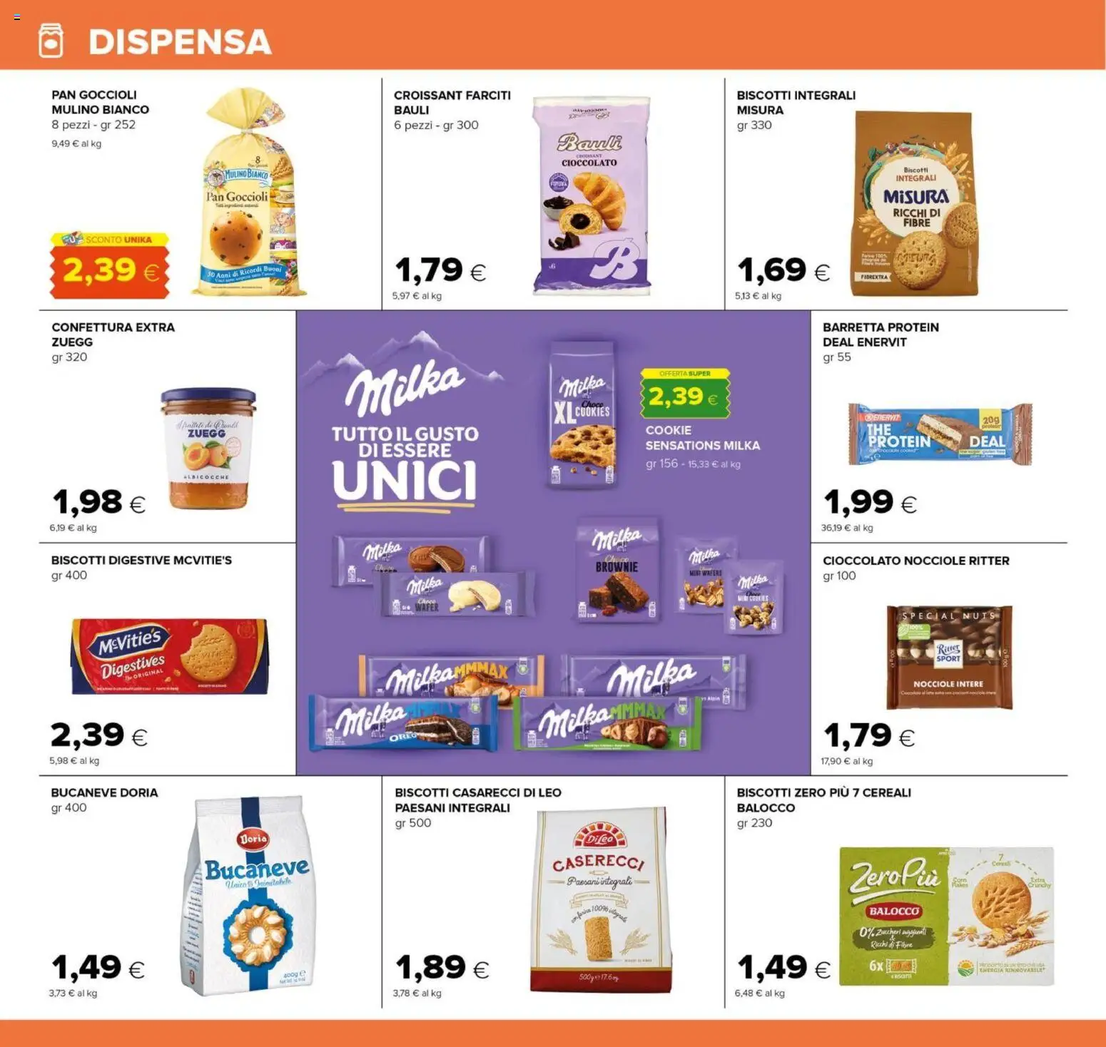 Volantino Oasi del 12.02.2026 | Pagina: 22 | Prodotti: Cioccolato, Cereali, Nocciole, The