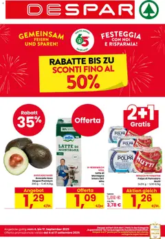 Anteprima del volantino Despar Bolzano catalogo valido a partire dal 04.09.2025