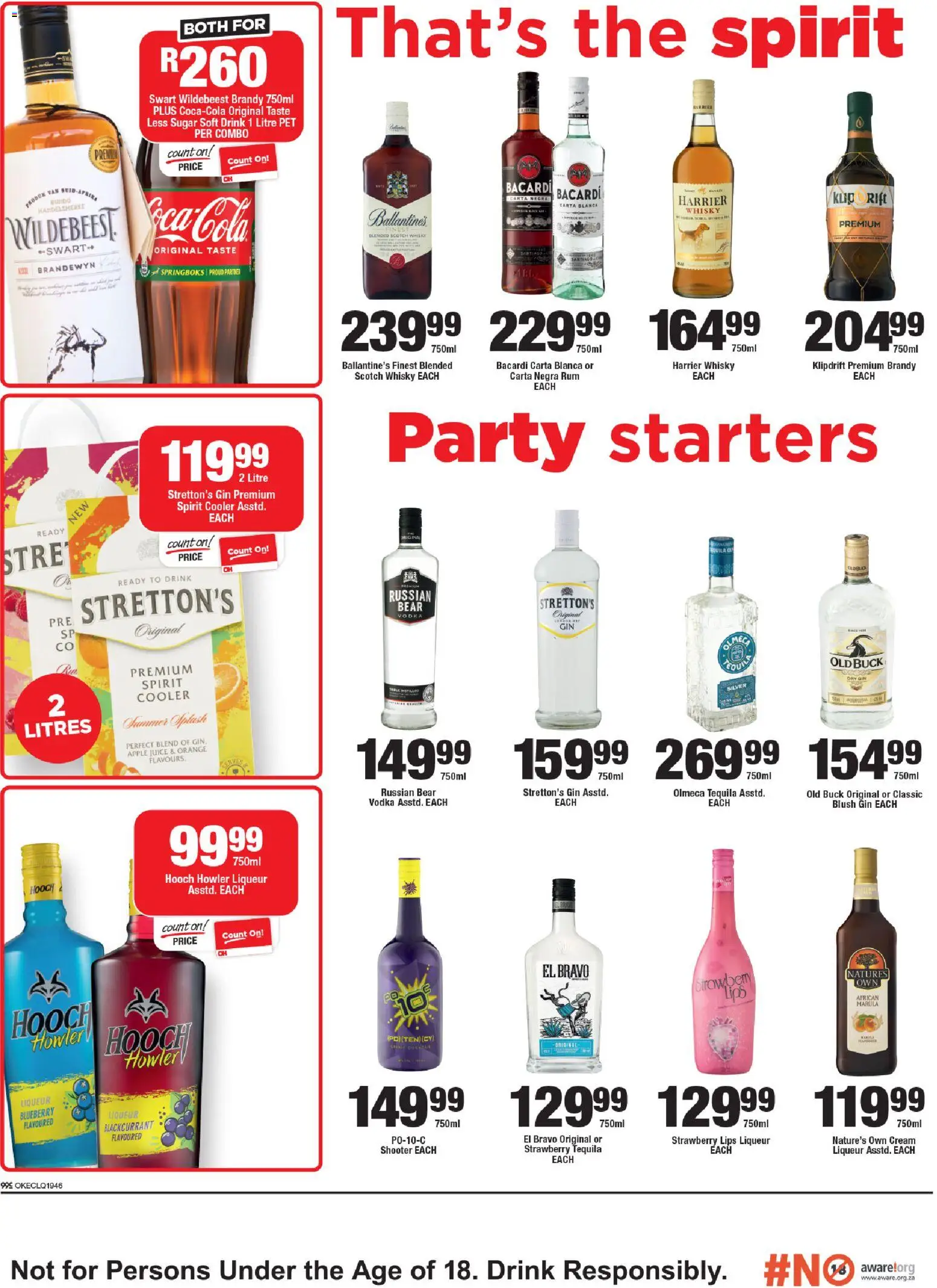New OK Foods catalogue – valid from 21.01.2026 | Page: 2 | Products: Brandy, Rum, Cream, Sugar