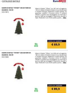 Anteprima del volantino Eurobrico Natale catalogo valido a partire dal 23.07.2025 | Pagina: 5 | Prodotti: Albero di natale, Pavimento