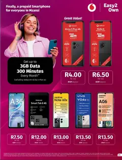 Vodacom specials catalogue – valid from 02.04.2026 | Page: 25 | Products: Sim, Camera, Battery, Charger